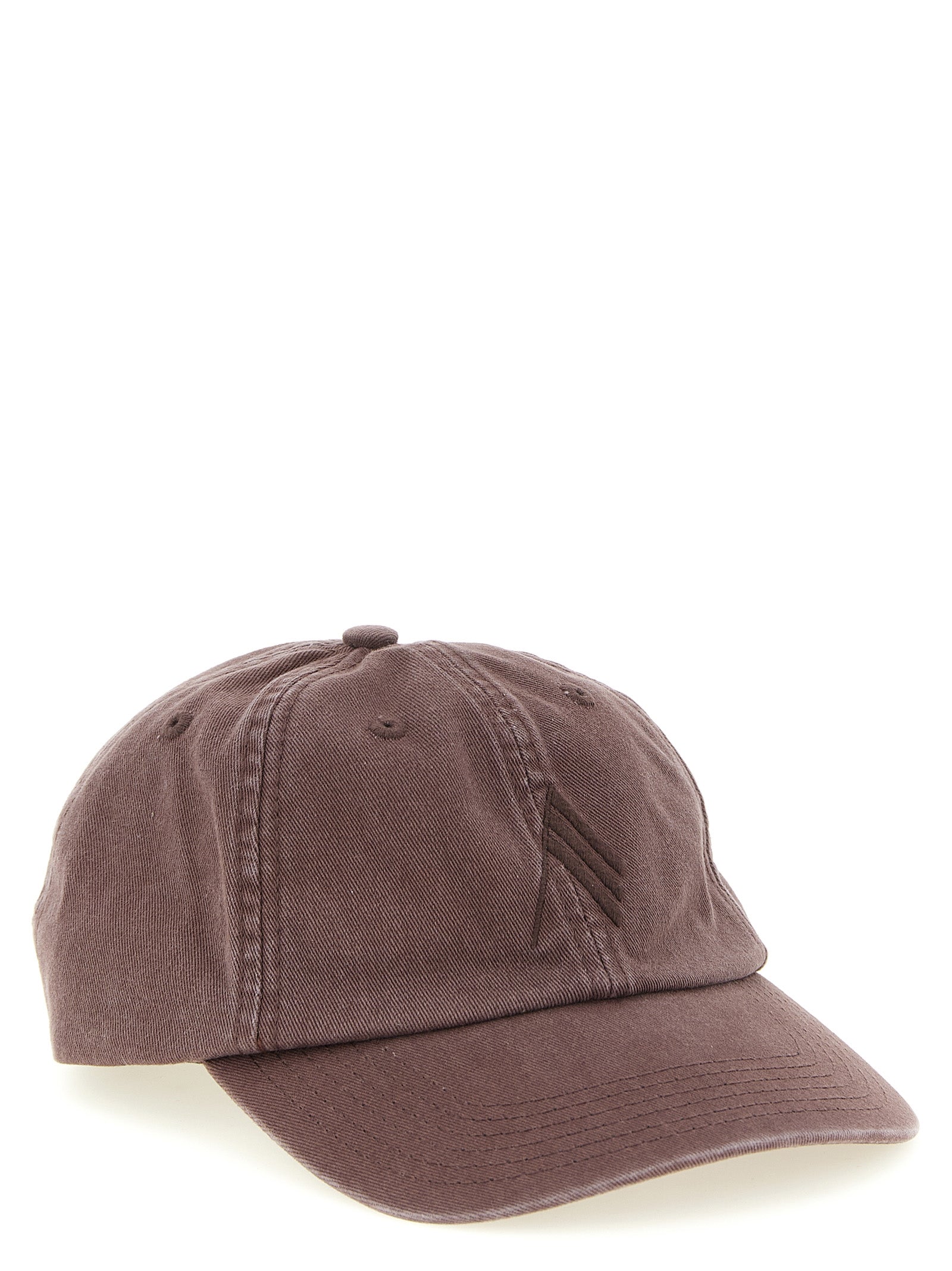 The Attico Brown Cotton Cap (Baseball Women's Hat)