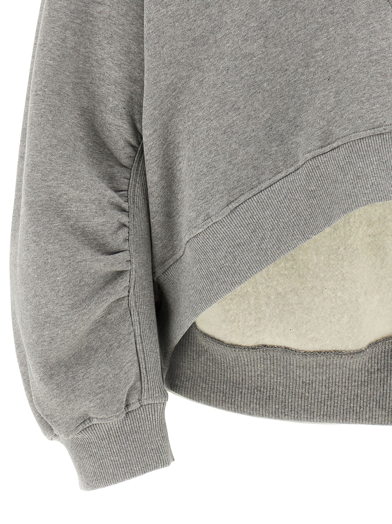 The Attico Gray Cotton Women's Sweatshirt