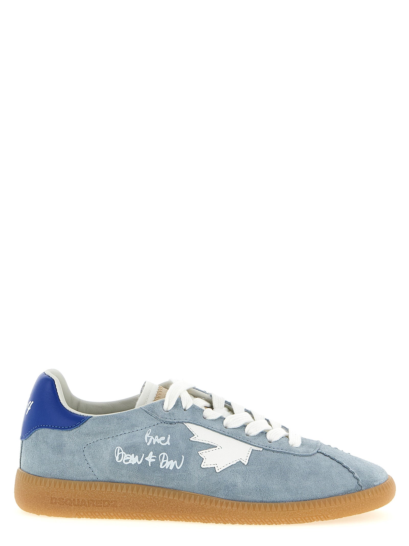 Dsquared² Blue Calfskin Low Top Women's Sneakers