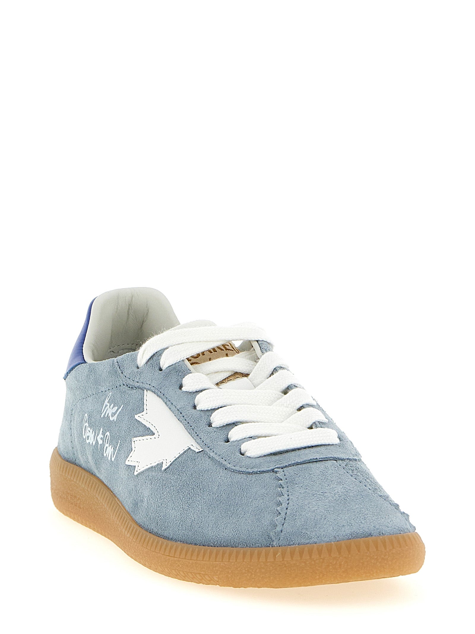 Dsquared² Blue Calfskin Low Top Women's Sneakers