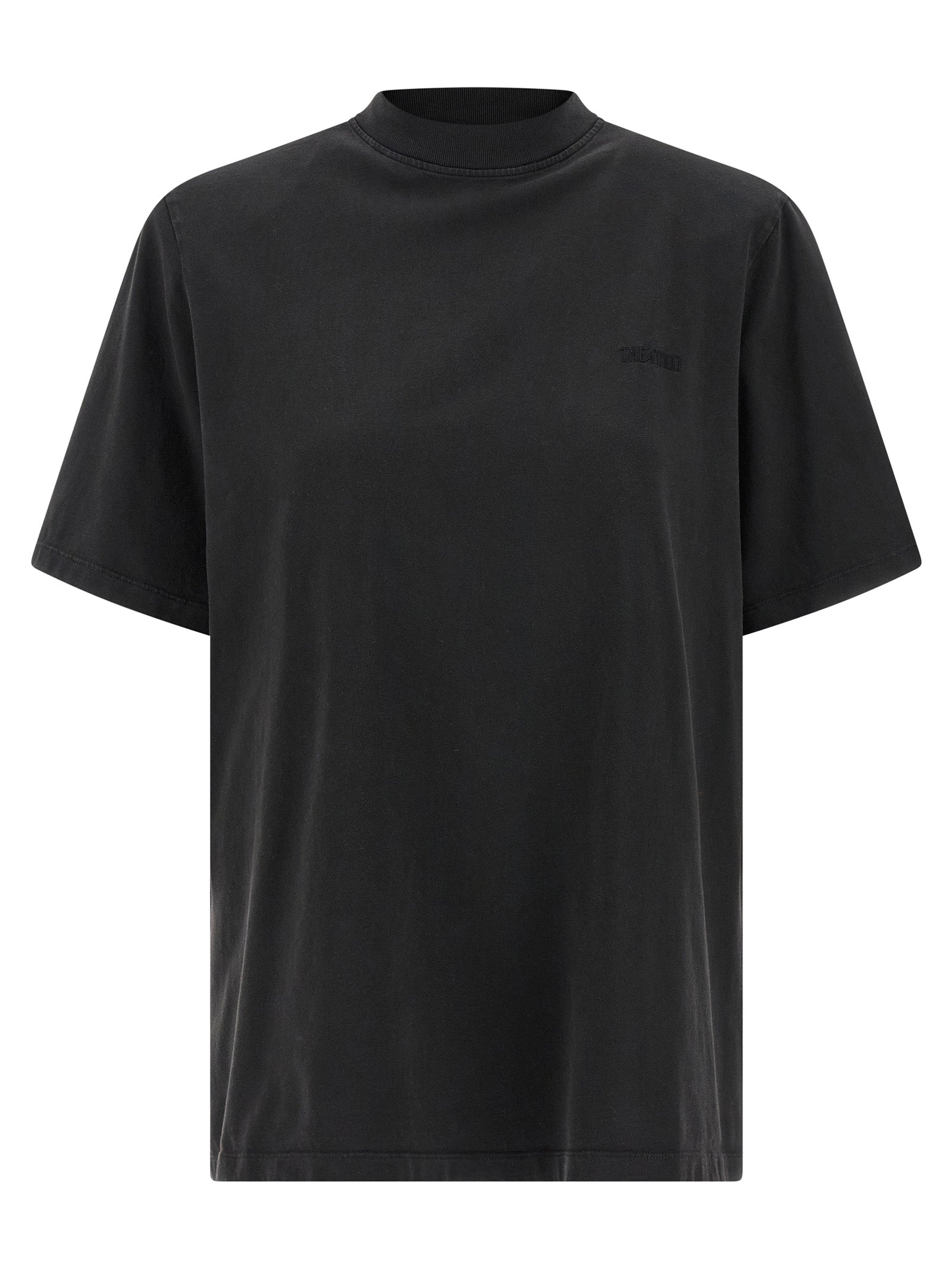 The Attico Black Cotton Women's T-Shirt