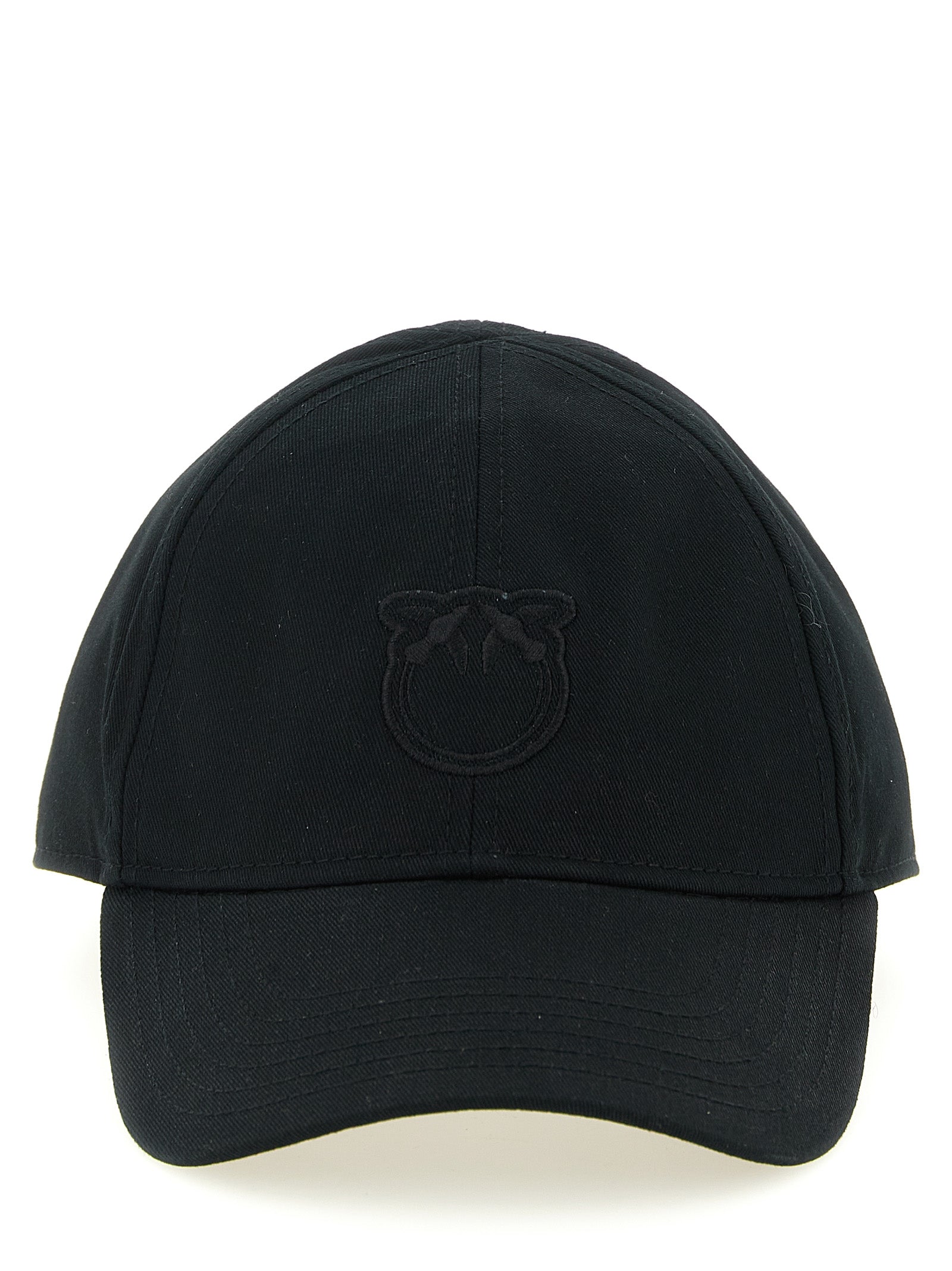 PINKO Black Cotton Cap (Baseball Women's Hat)