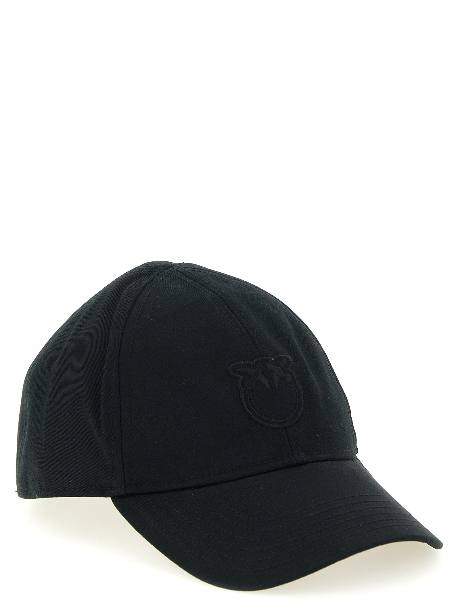 PINKO Black Cotton Cap (Baseball Women's Hat)