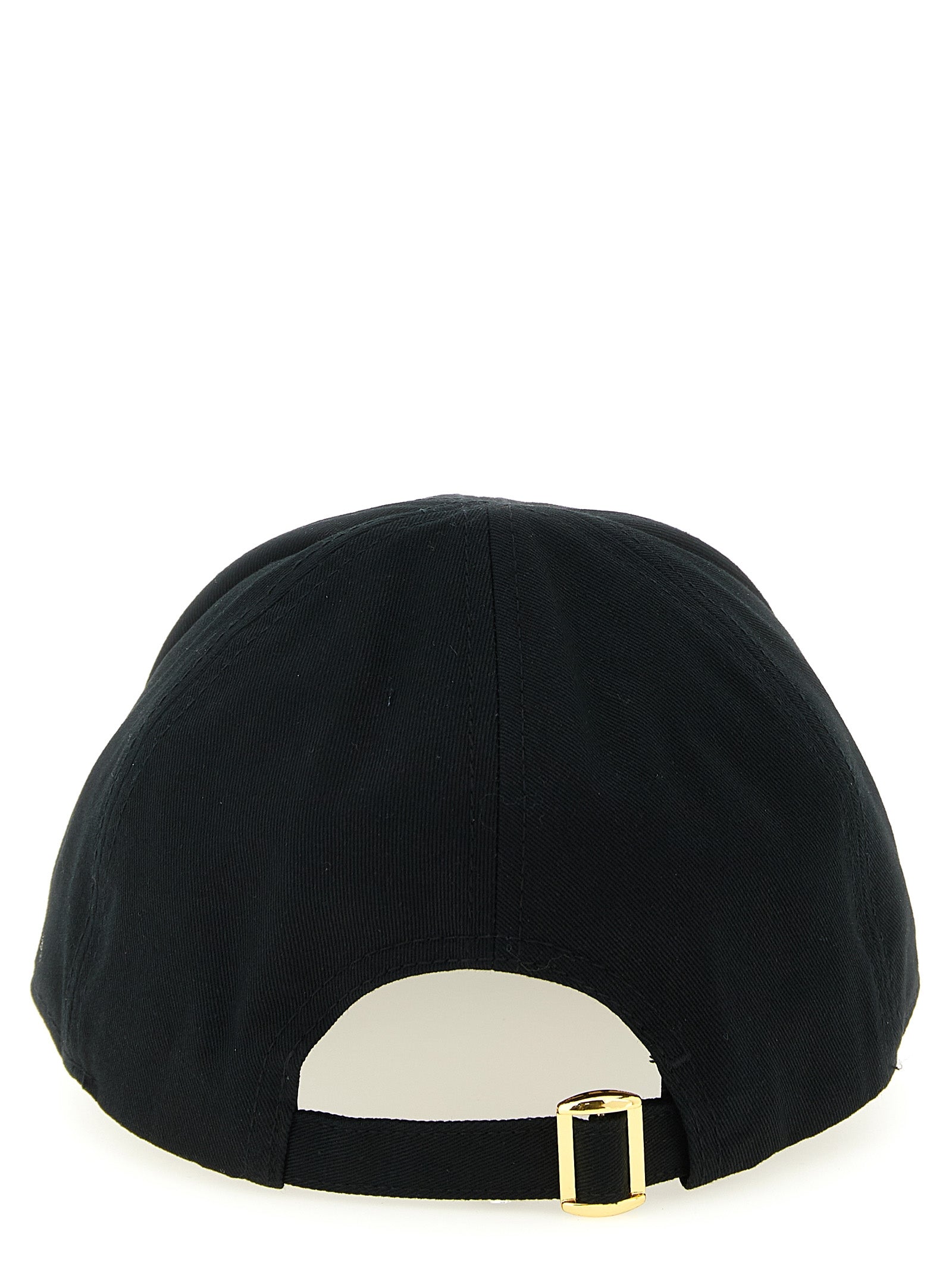 PINKO Black Cotton Cap (Baseball Women's Hat)