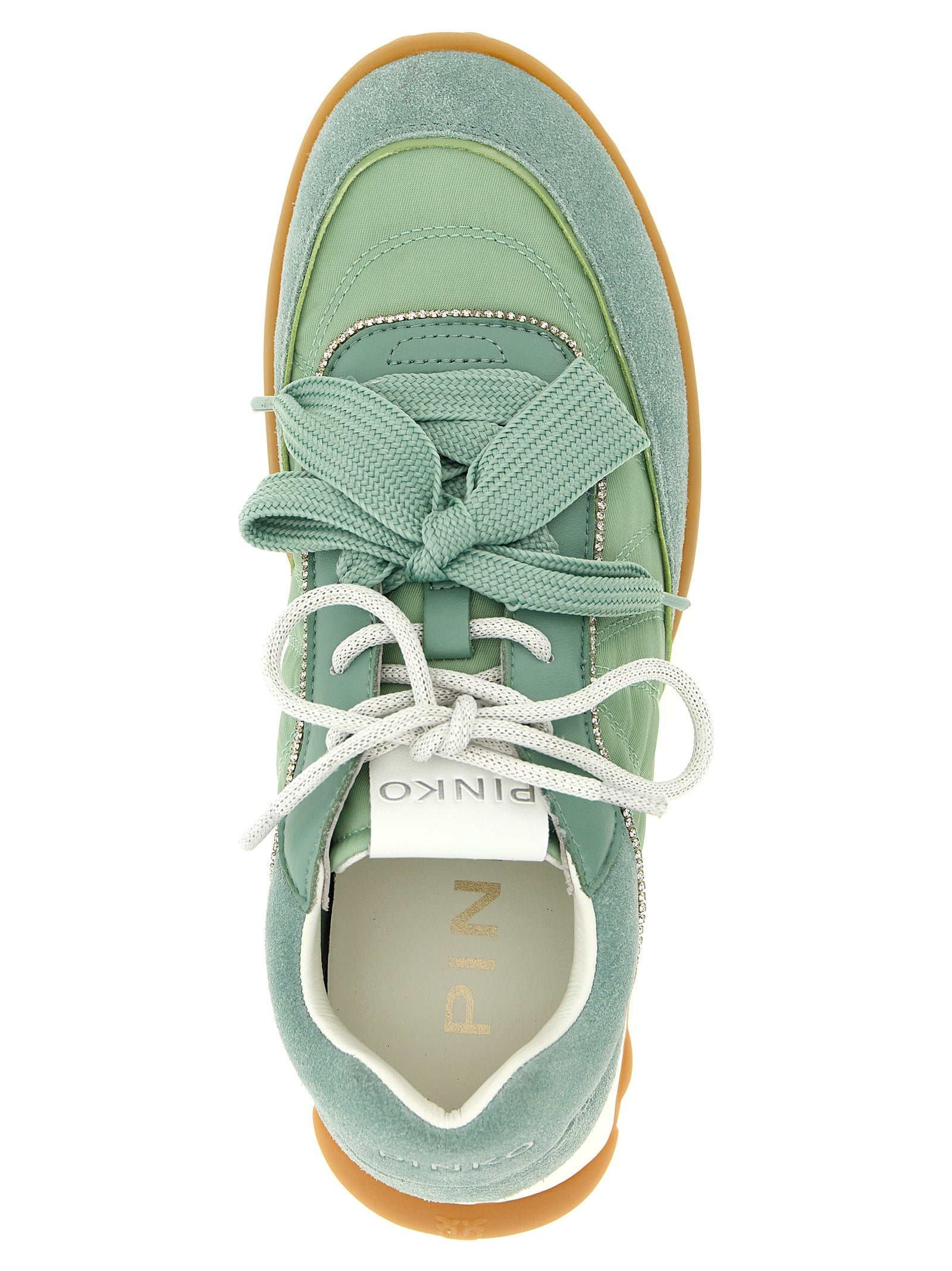 PINKO Bicolor Calfskin Women's Sneakers