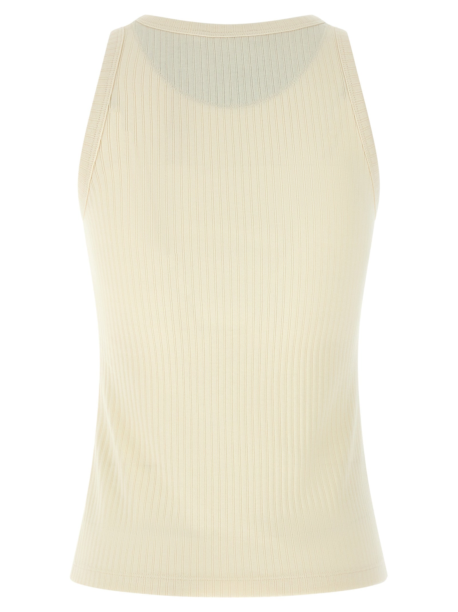 Marni Beige Cotton Tank Women's Tops