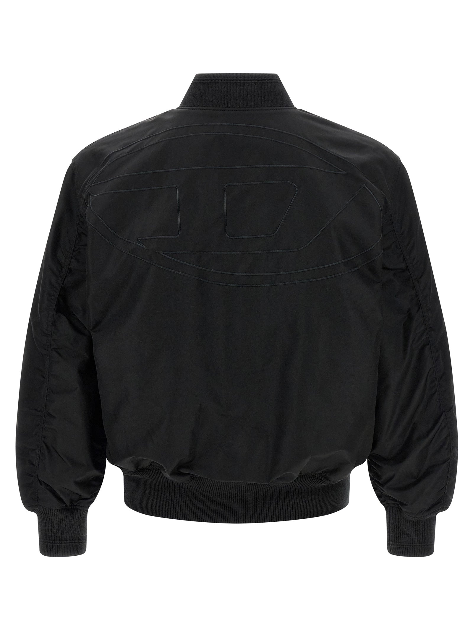 Diesel Black Polyamide Men's Bomber