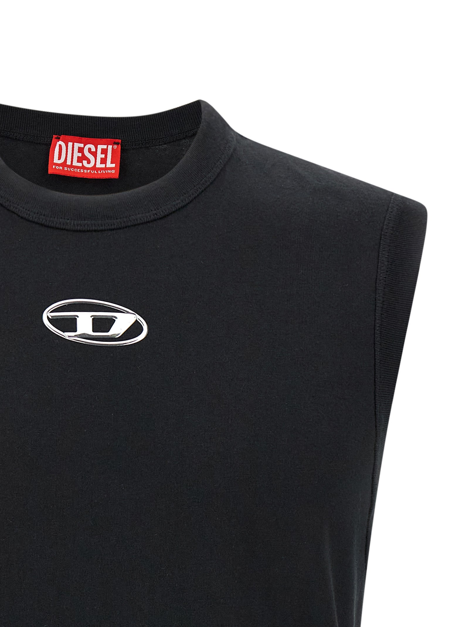 Diesel Black Cotton Men's T-Shirt