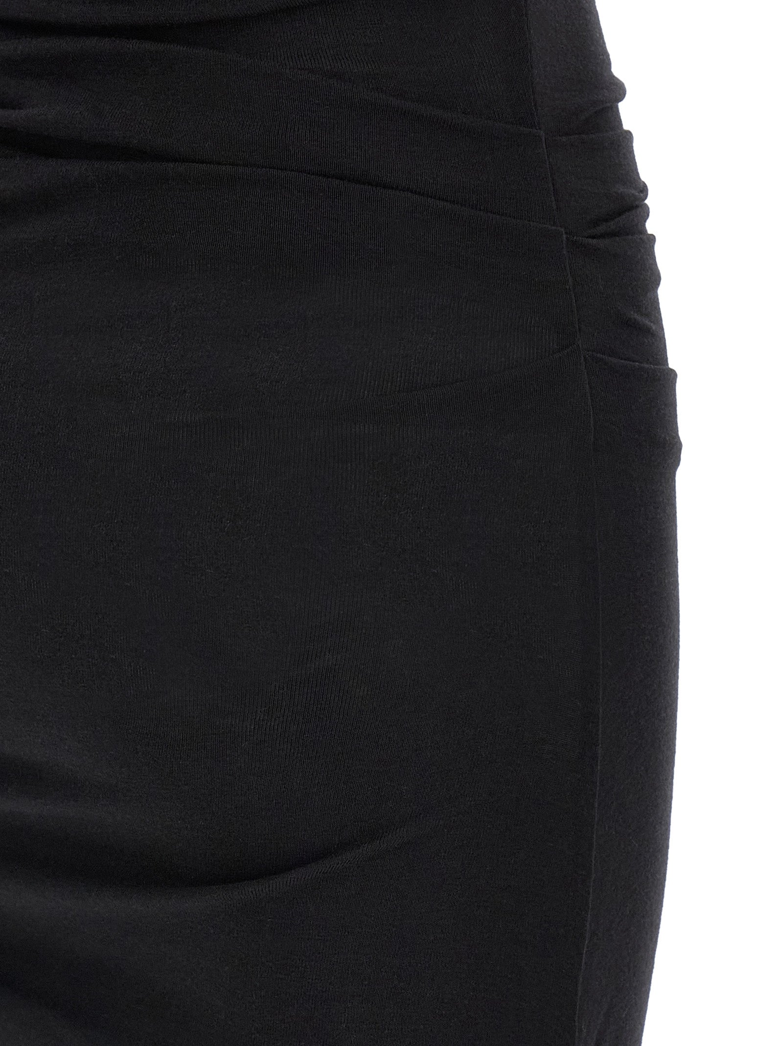 Elisabetta Franchi Black Lycra Midi Women's Dress