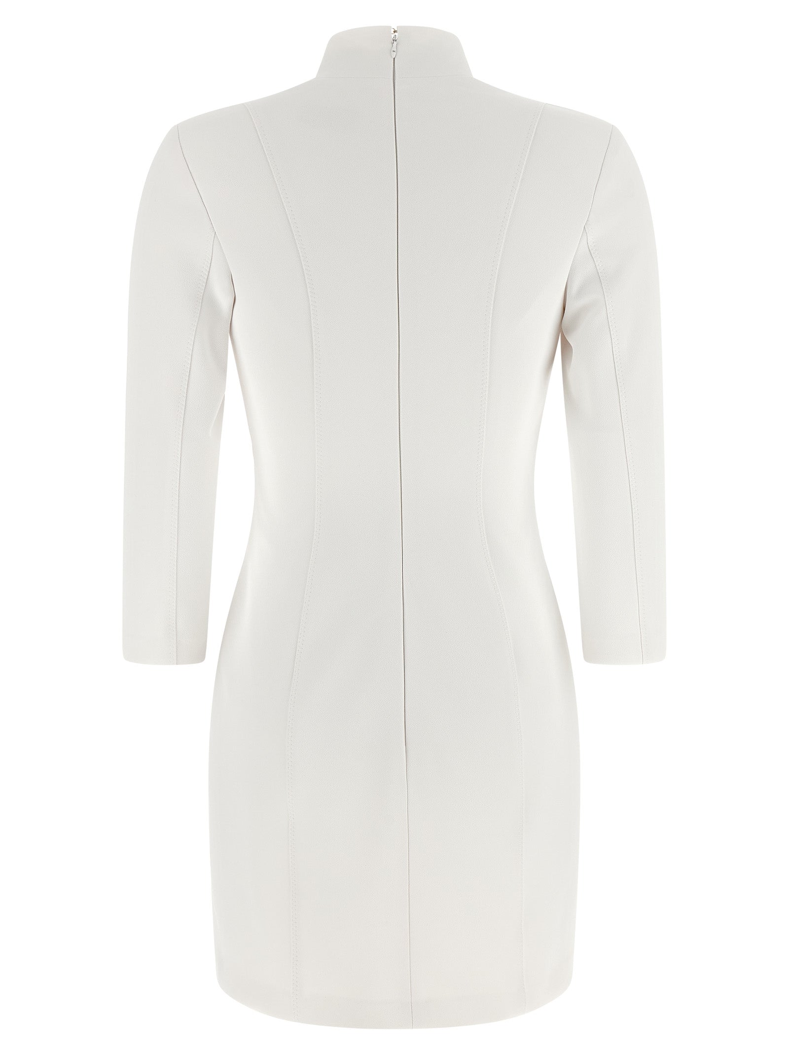 Elisabetta Franchi White Polyester Short Women's Dress