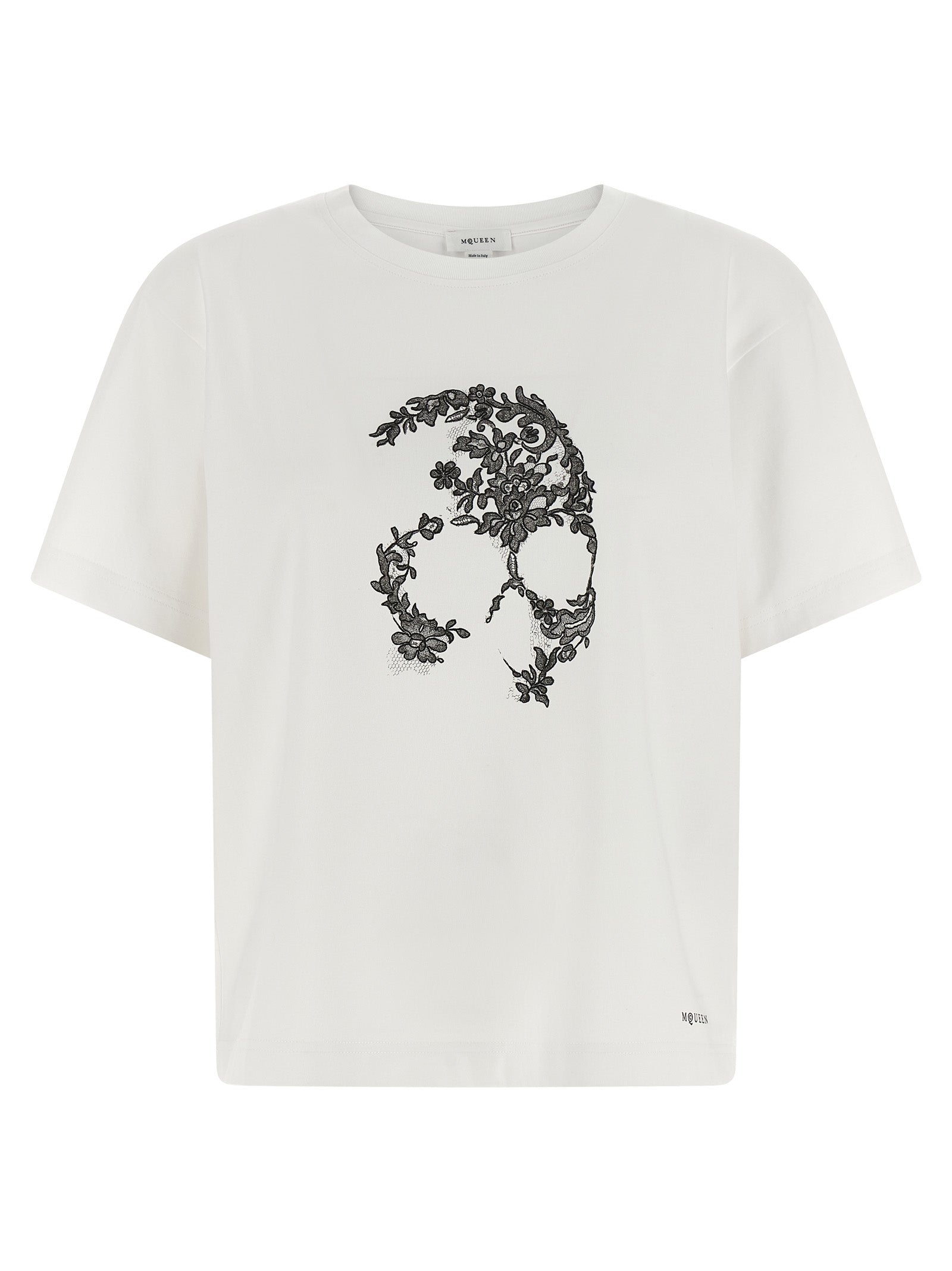 Alexander McQueen Bicolor Cotton Women's T-Shirt
