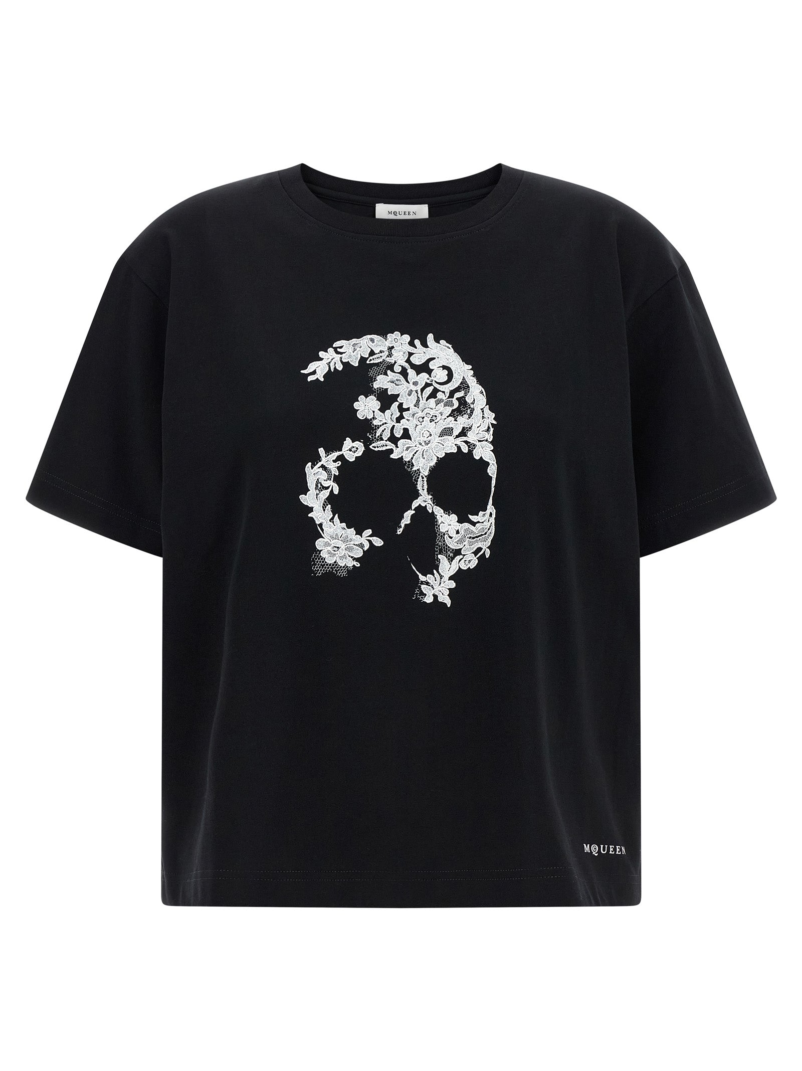 Alexander McQueen Bicolor Cotton Women's T-Shirt