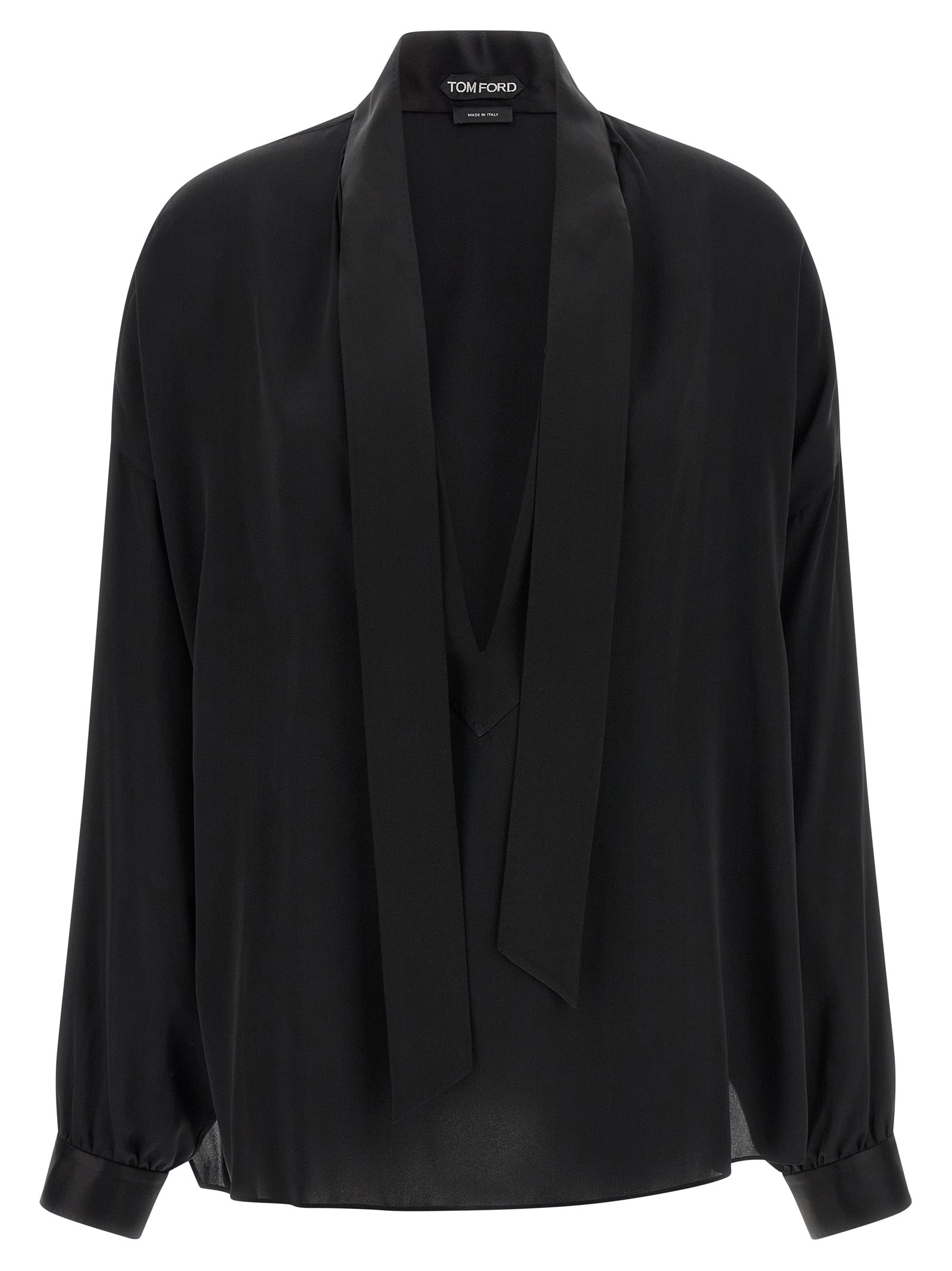 Tom Ford Black Silk Women's Blouse