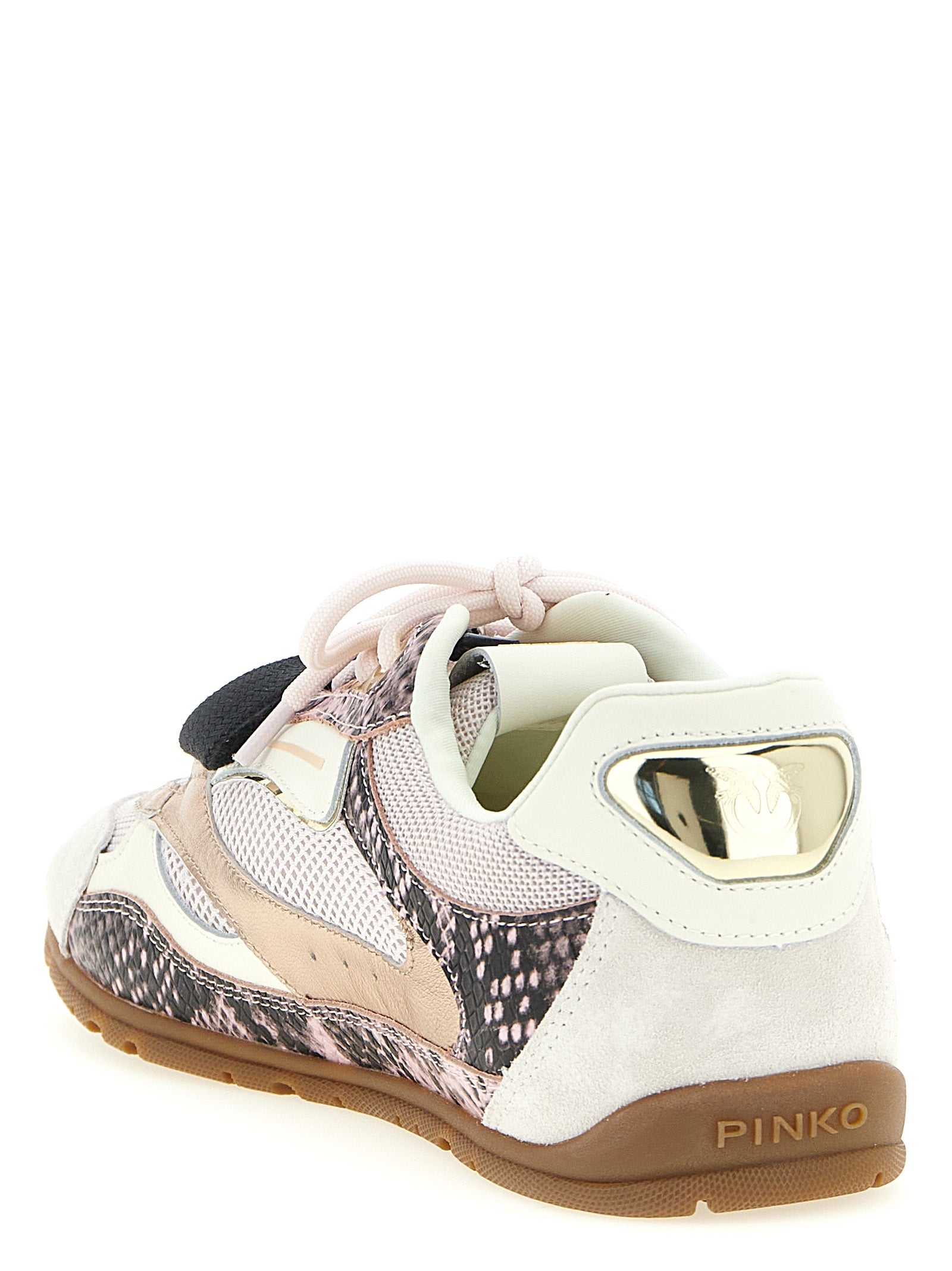 PINKO Multicolor Leather Low Top Women's Sneakers