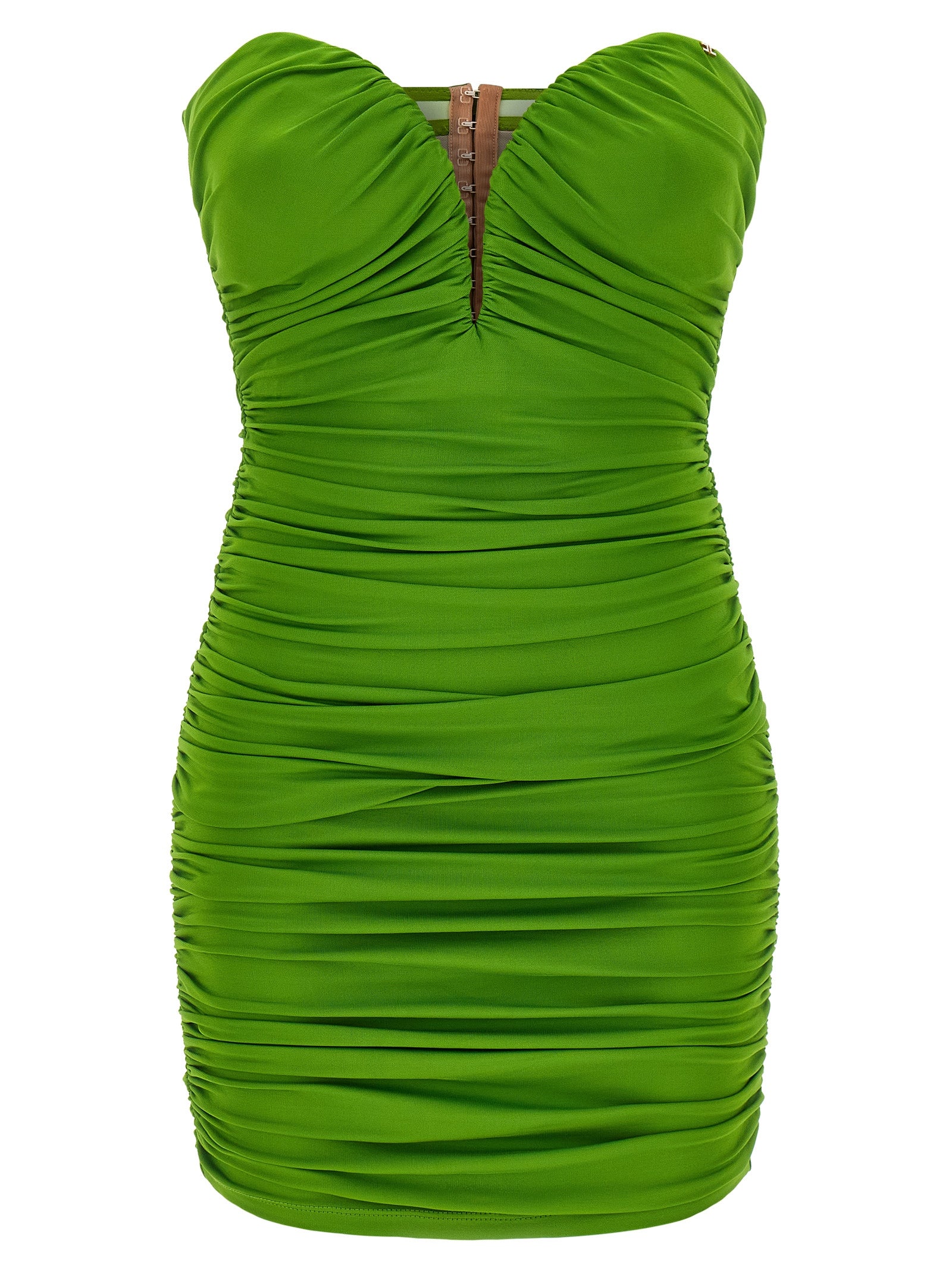 Elisabetta Franchi Bicolor Viscose Short Women's Dress