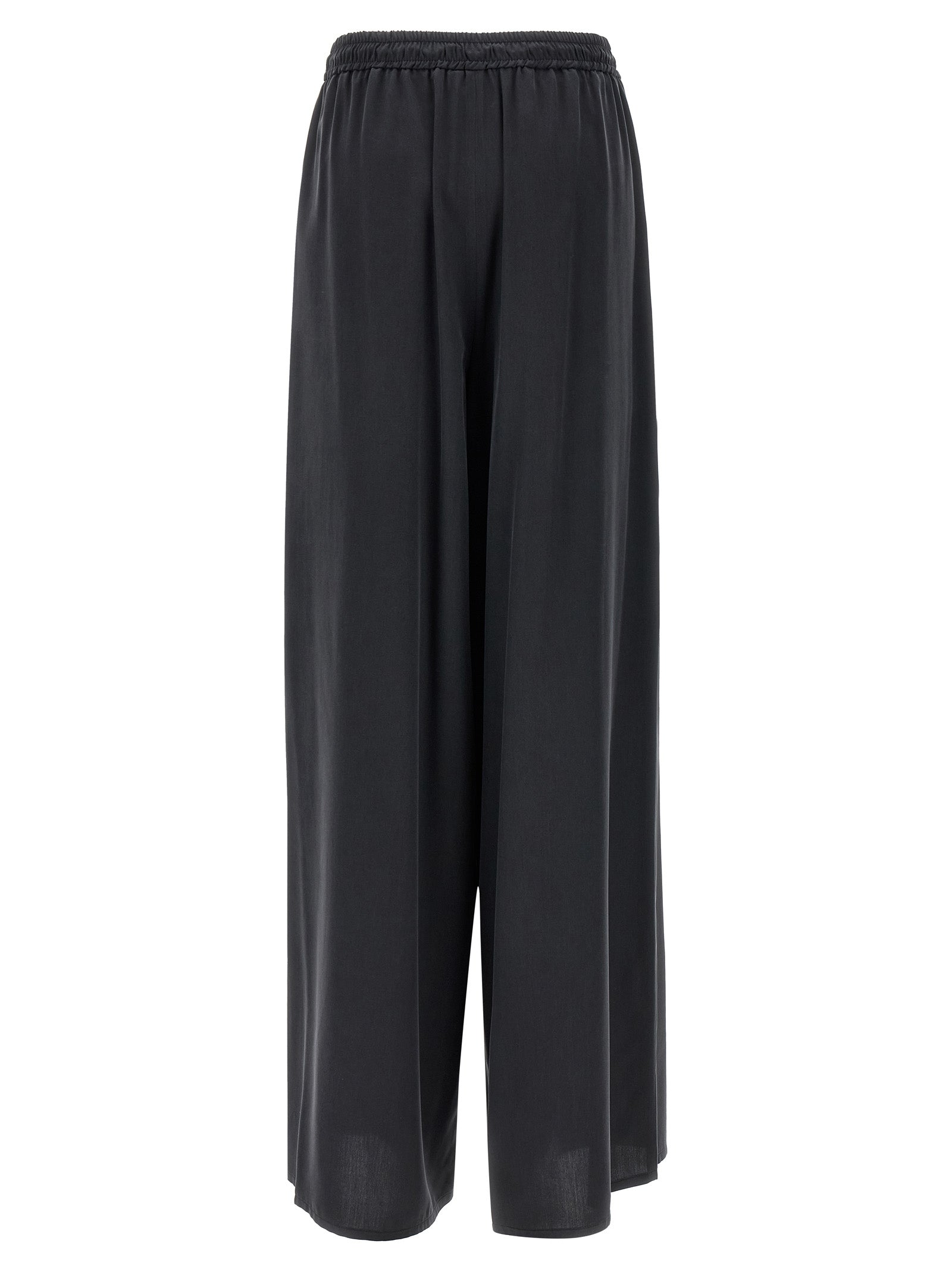 Max Mara Blue Silk Casual Women's Pants