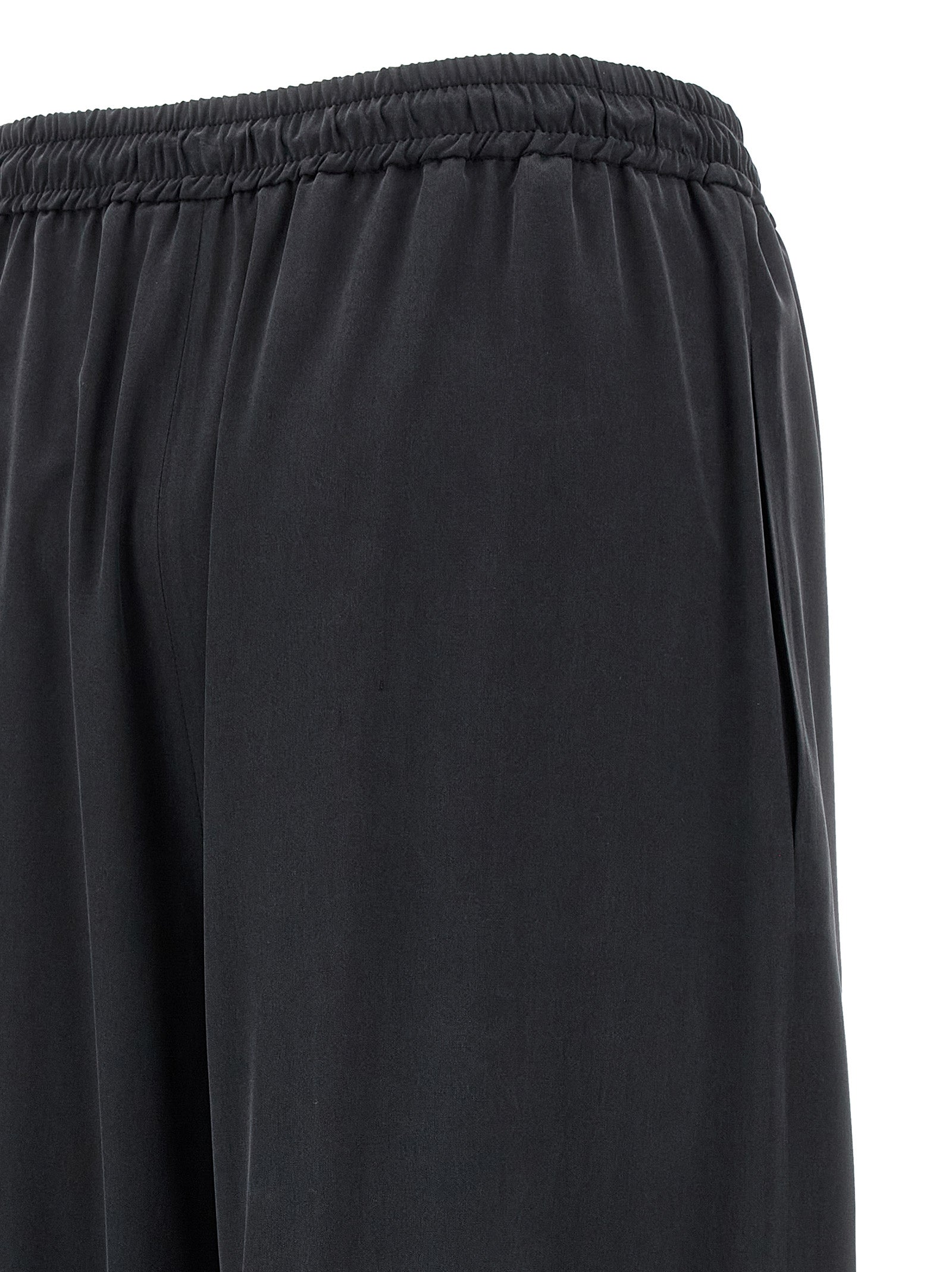 Max Mara Blue Silk Casual Women's Pants