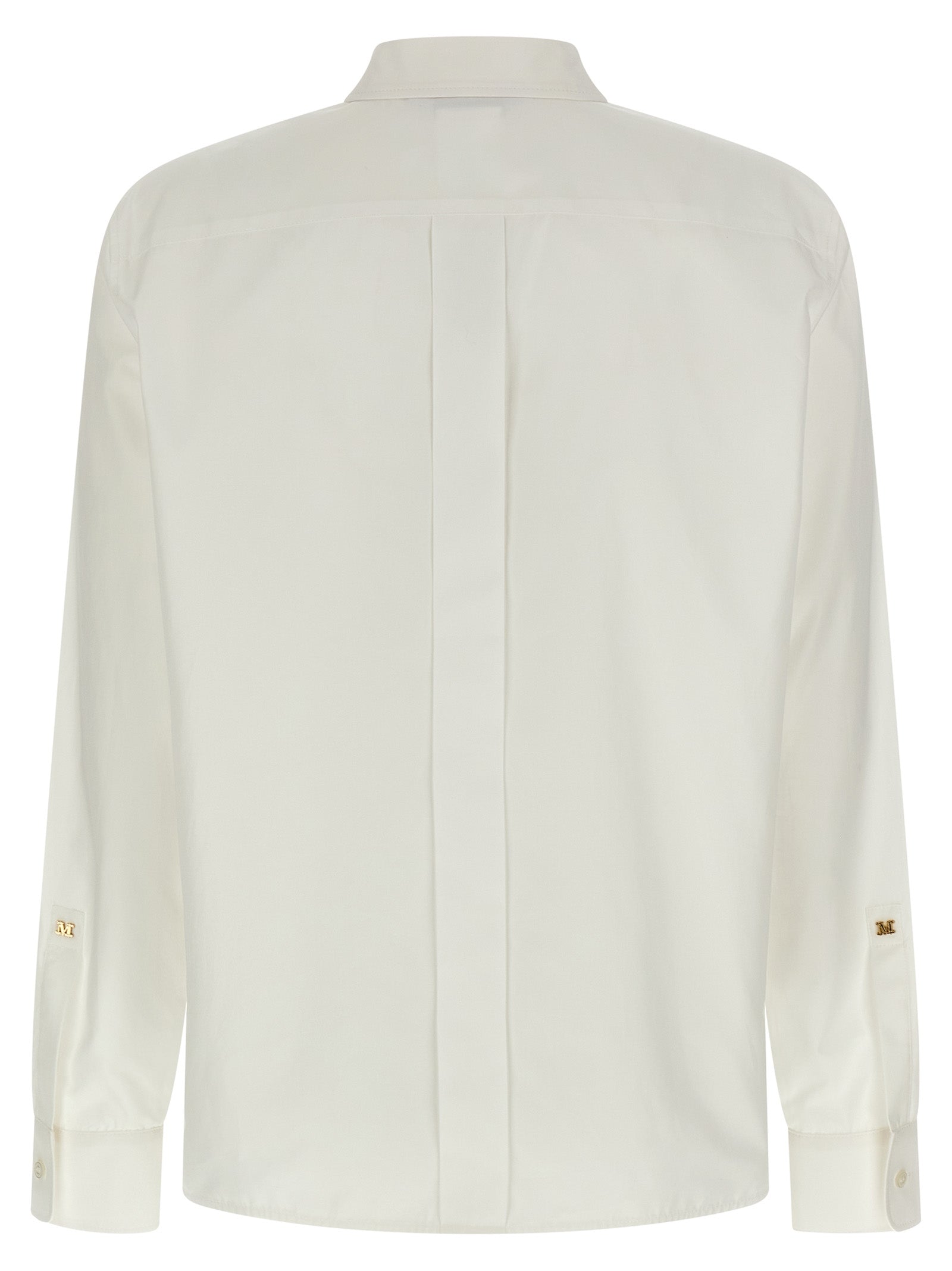 Max Mara White Cotton Women's Blouse