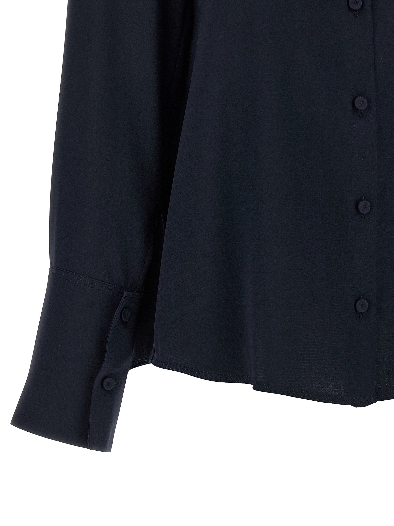 Max Mara Blue Silk Women's Blouse