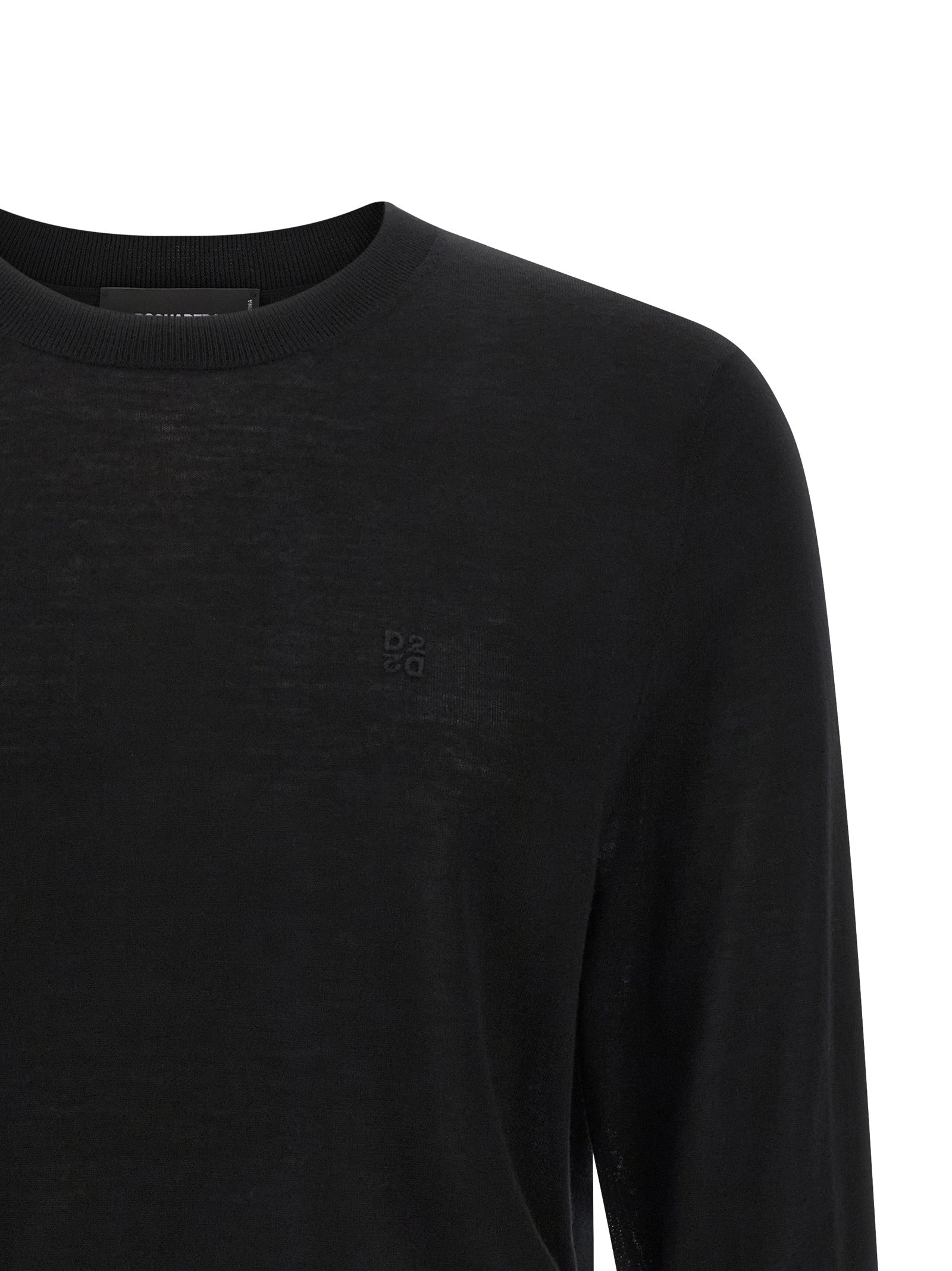 Dsquared² Black Wool Men's Cardigan