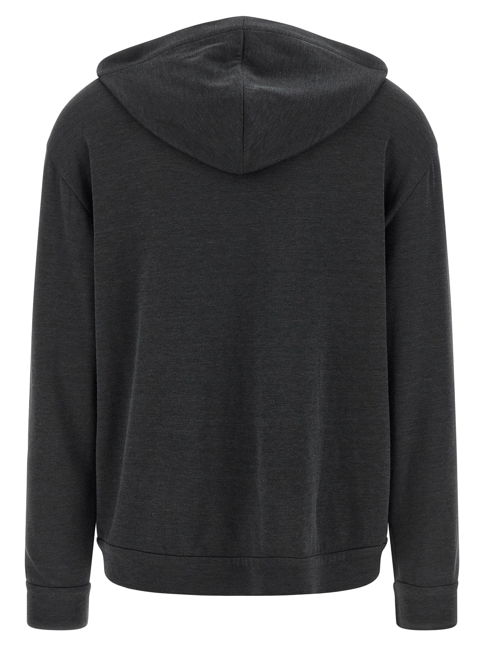 Brunello Cucinelli Gray Cotton Women's Hoodie