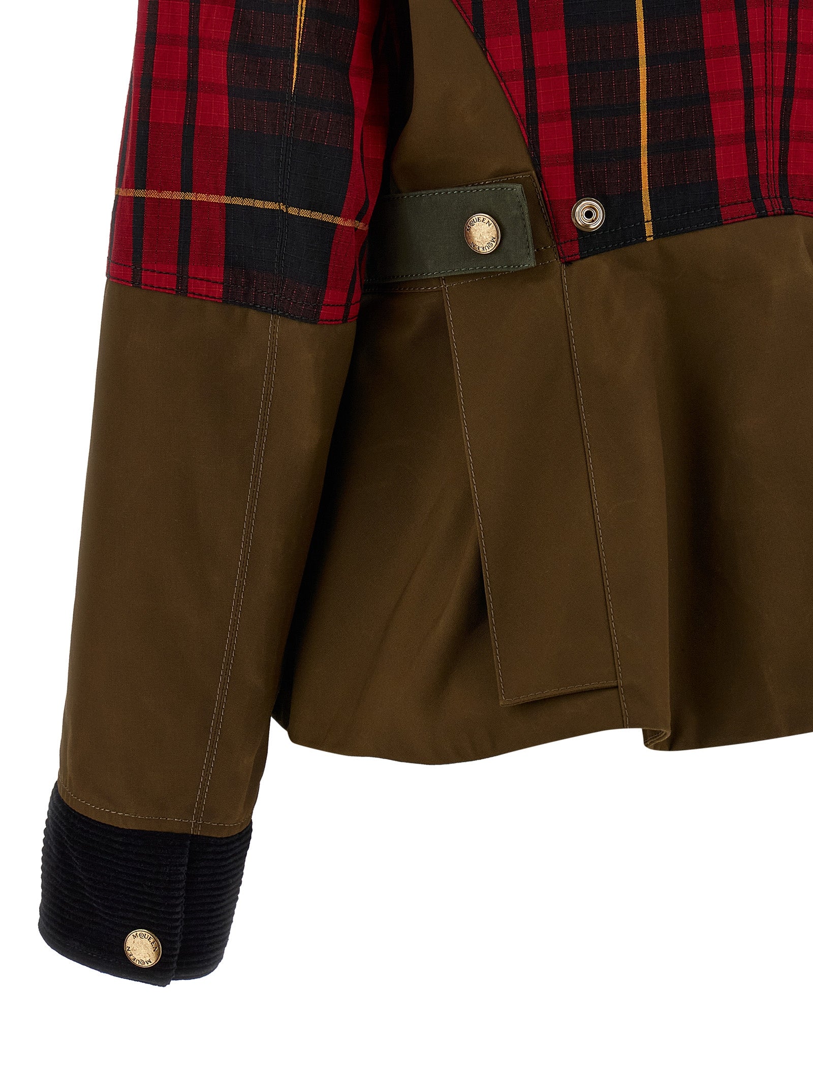 Alexander McQueen Multicolor Cotton Full-Length Women's Jacket