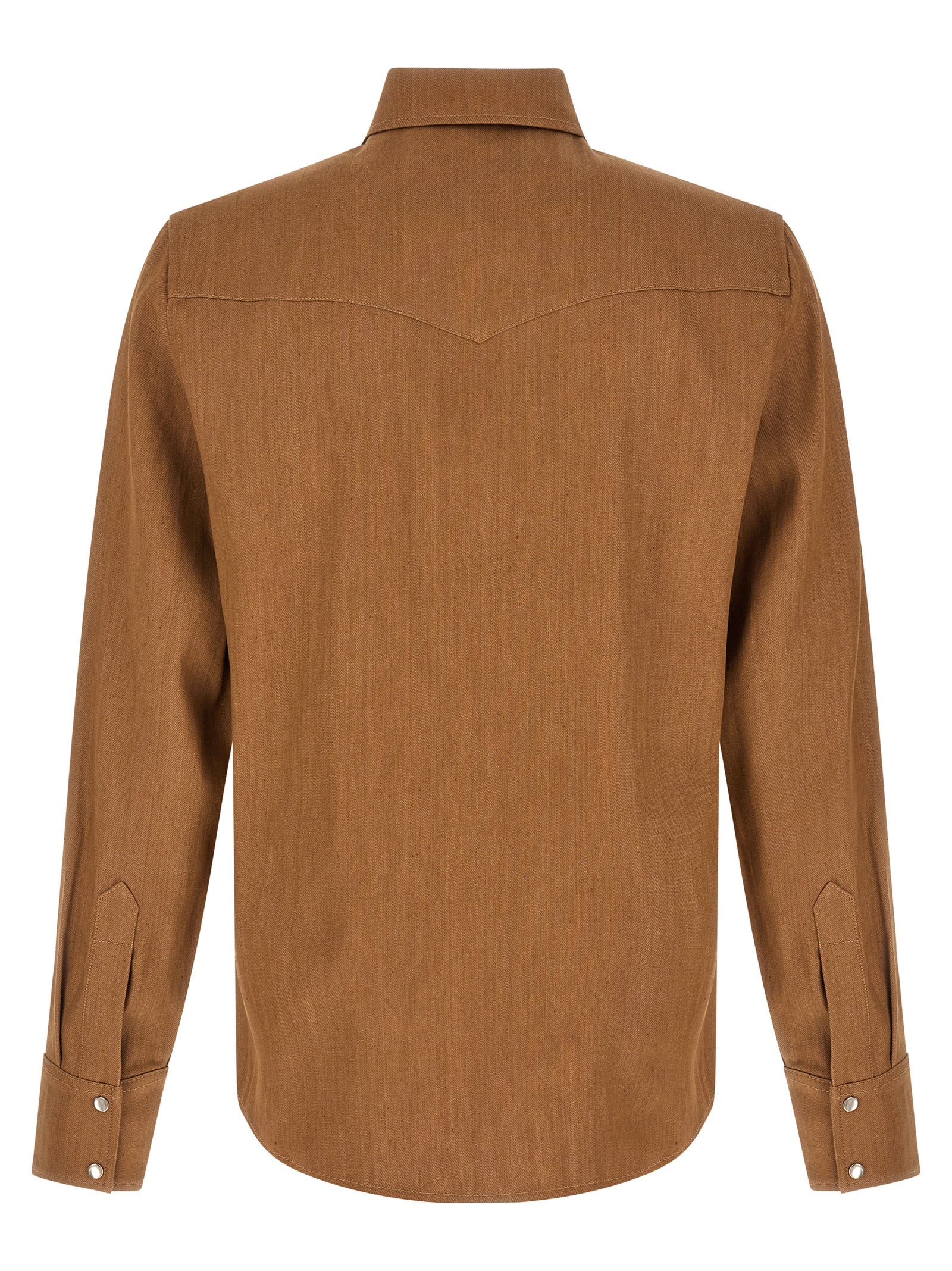 A.P.C. Brown Cotton Men's Blouse