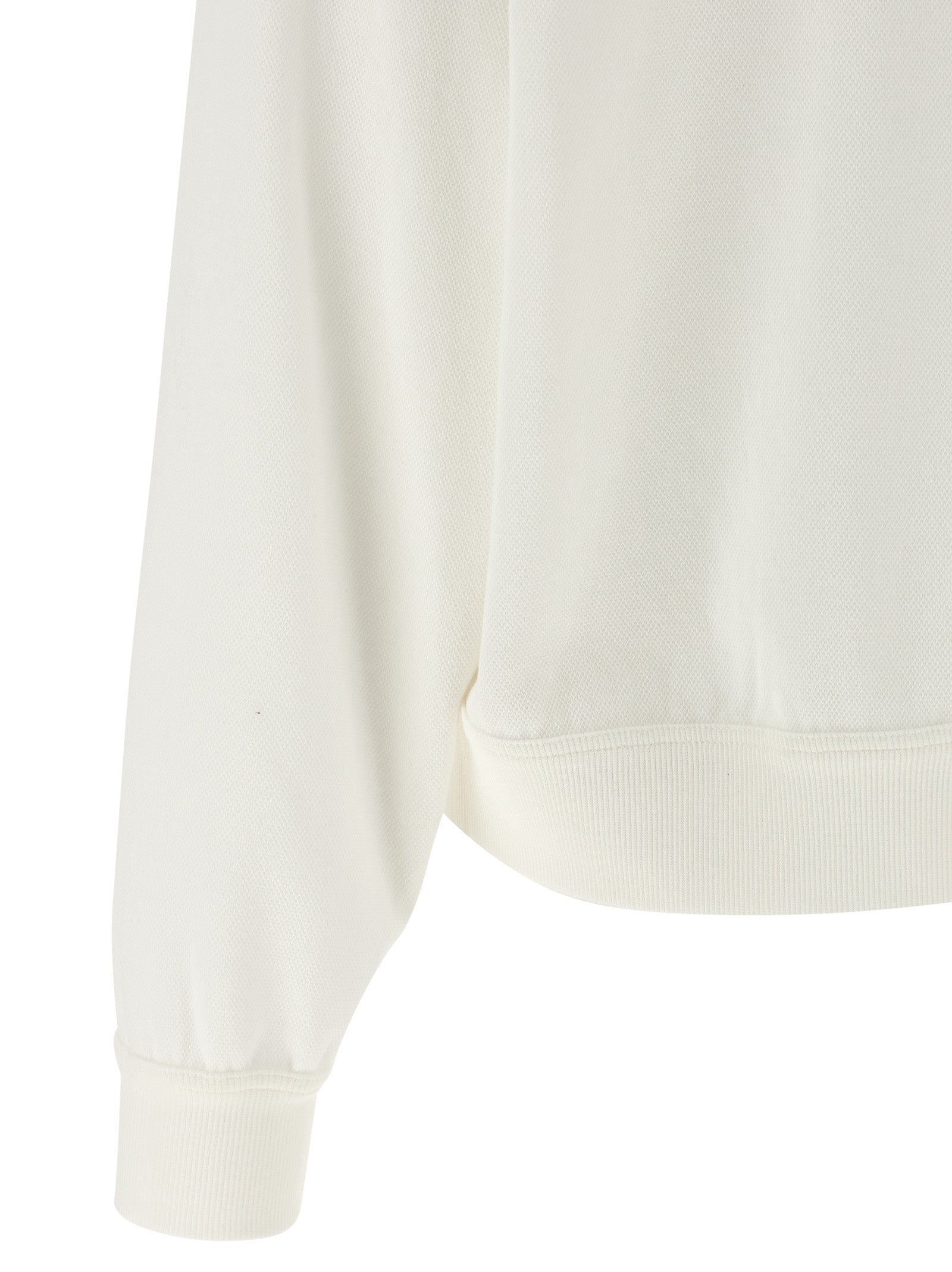 Brunello Cucinelli White Cotton Women's Sweatshirt