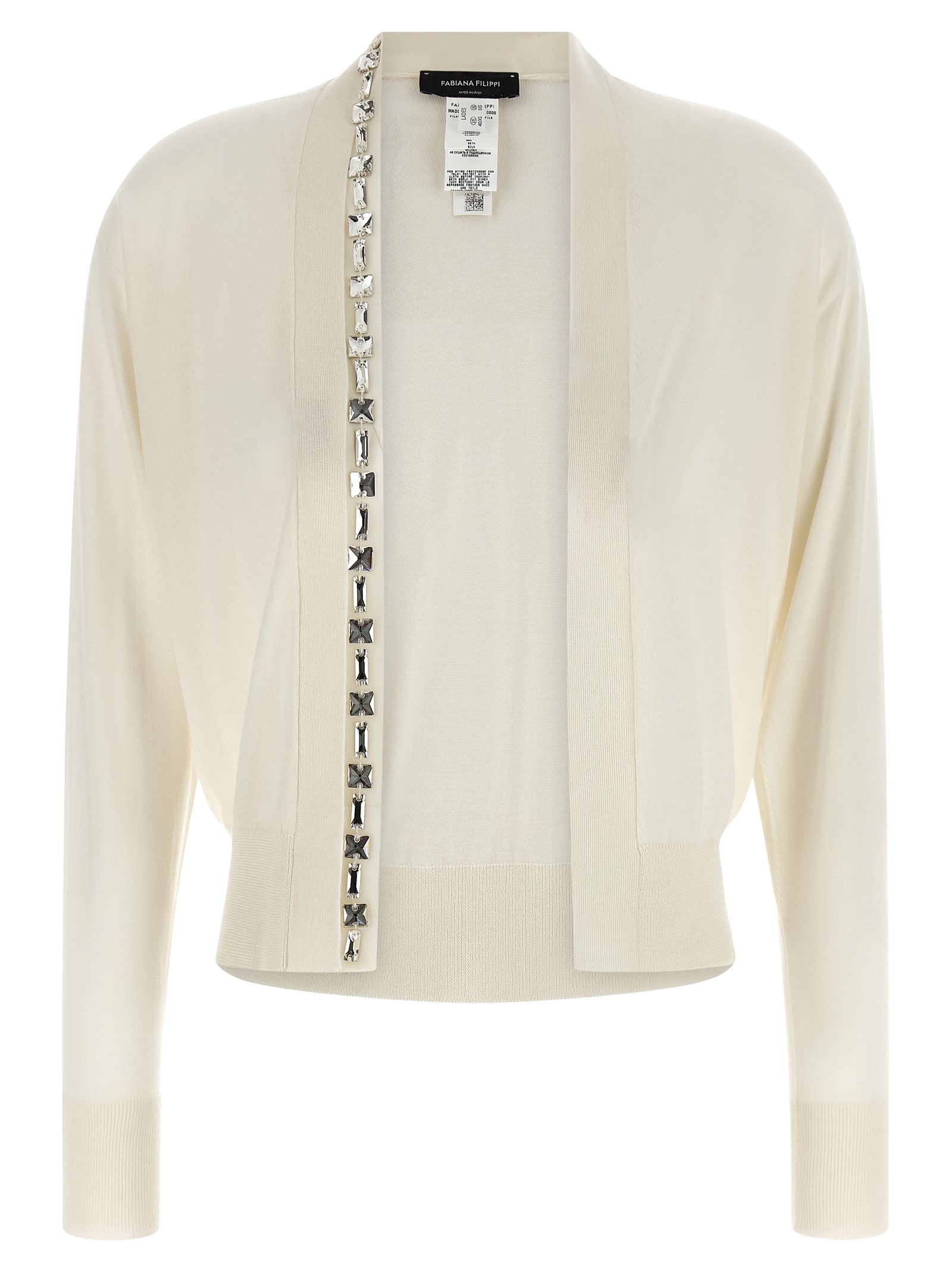 Fabiana Filippi White Cashmere Women's Cardigan