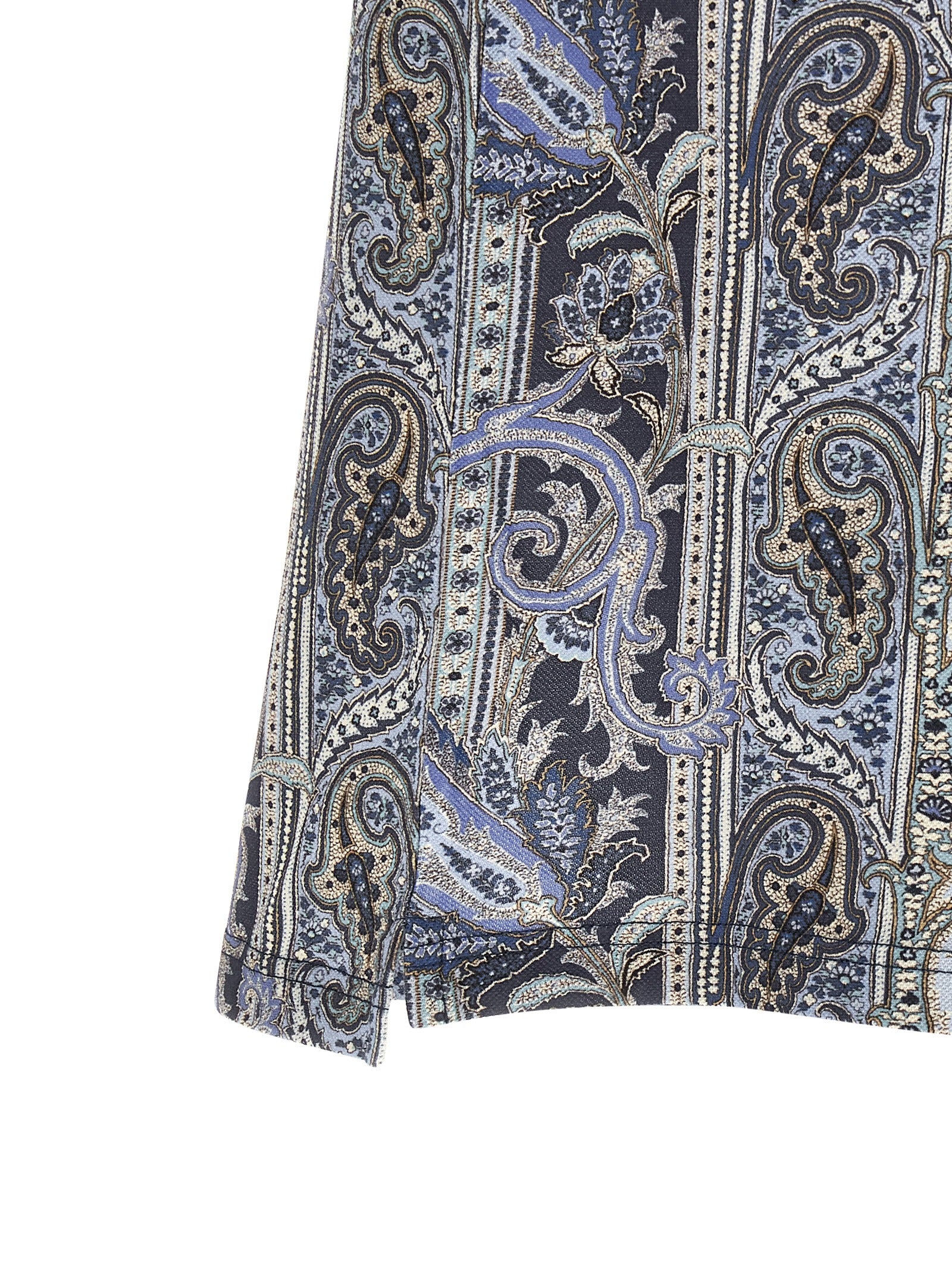 Etro Blue Cotton Polo Men's Shirt