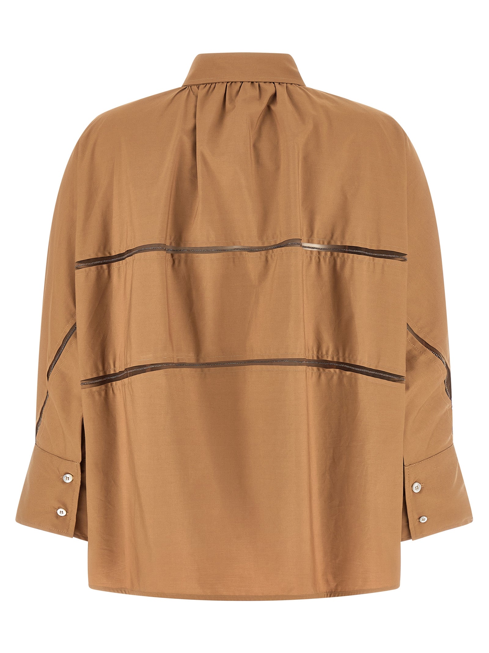 Fabiana Filippi Brown Cotton Women's Blouse