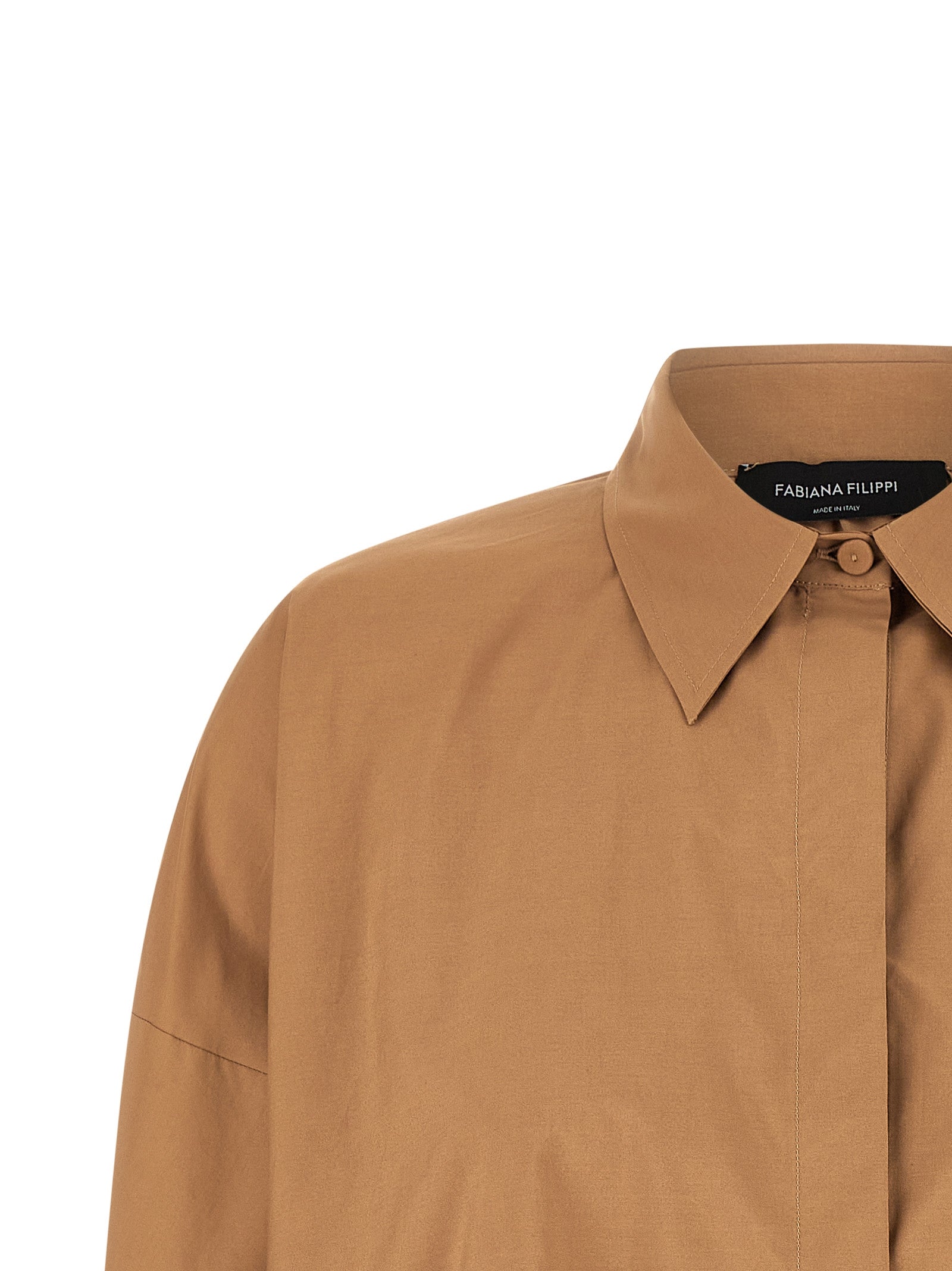 Fabiana Filippi Brown Cotton Women's Blouse