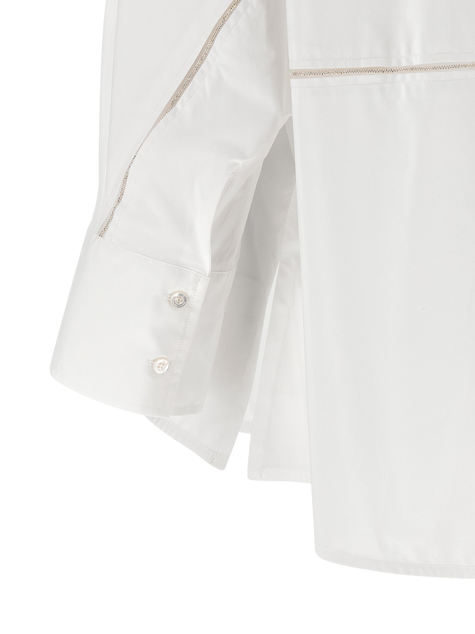 Fabiana Filippi White Cotton Women's Blouse