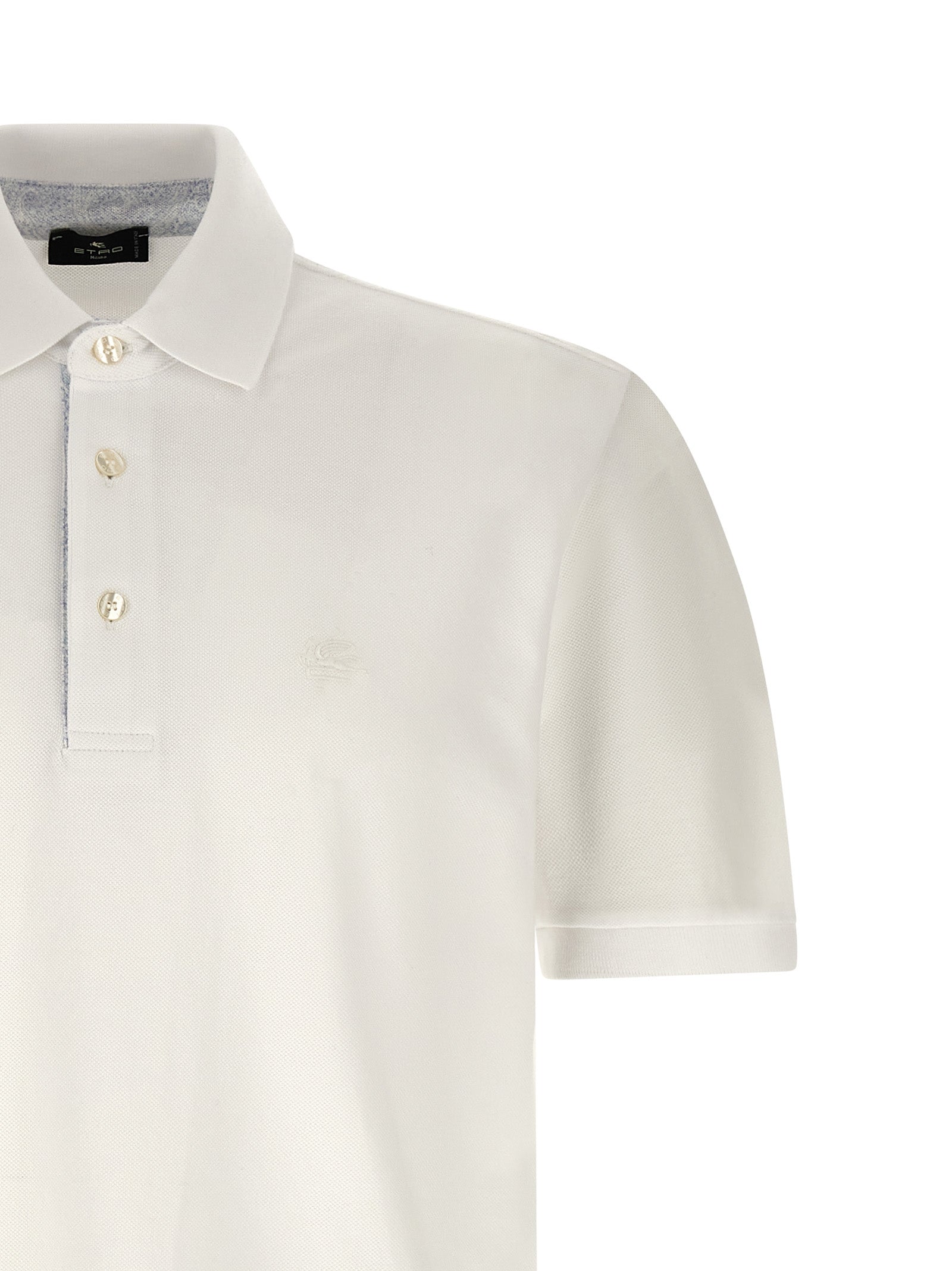 Etro White Cotton Polo Men's Shirt