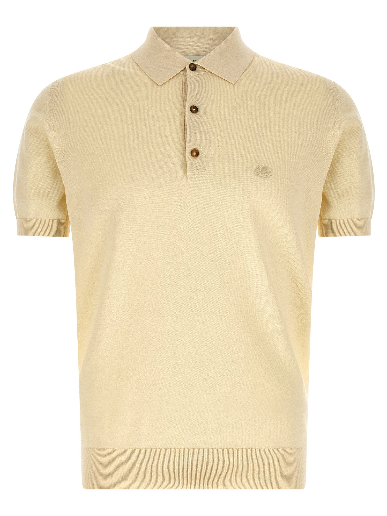 Etro Beige Cotton Polo Men's Shirt