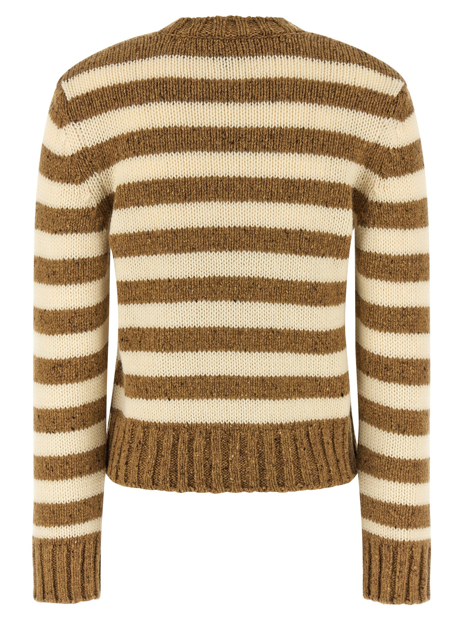A.P.C. Brown Virgin Wool Women's Cardigan