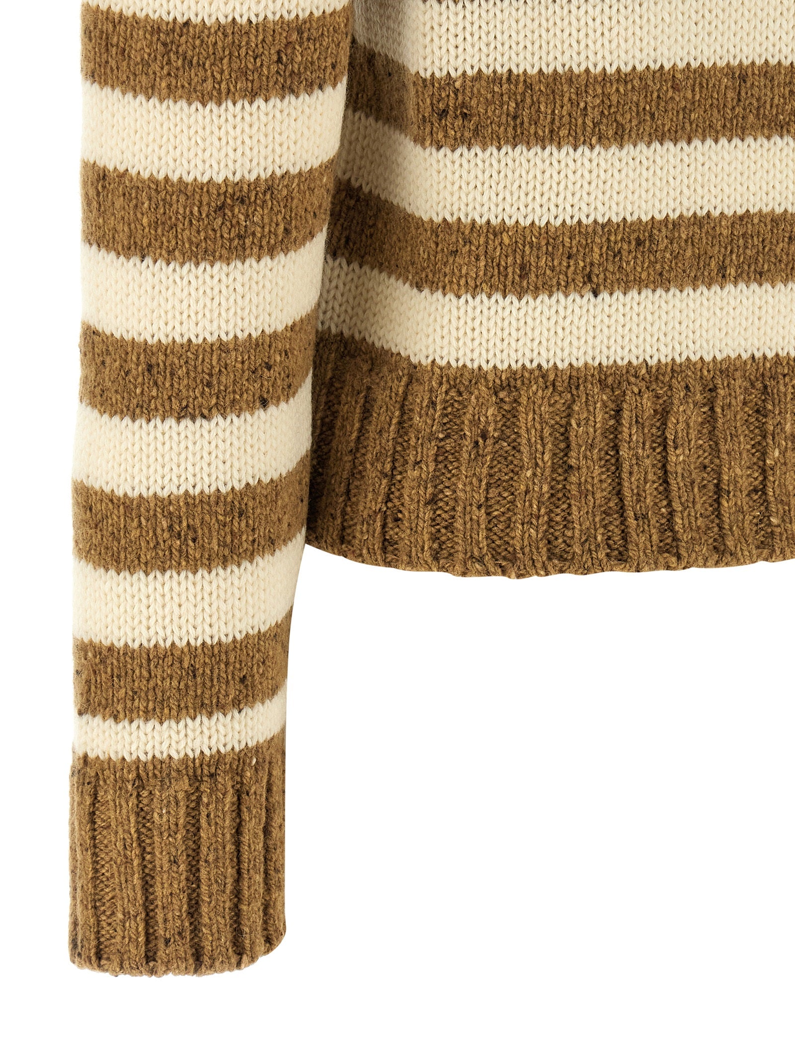 A.P.C. Brown Virgin Wool Women's Cardigan