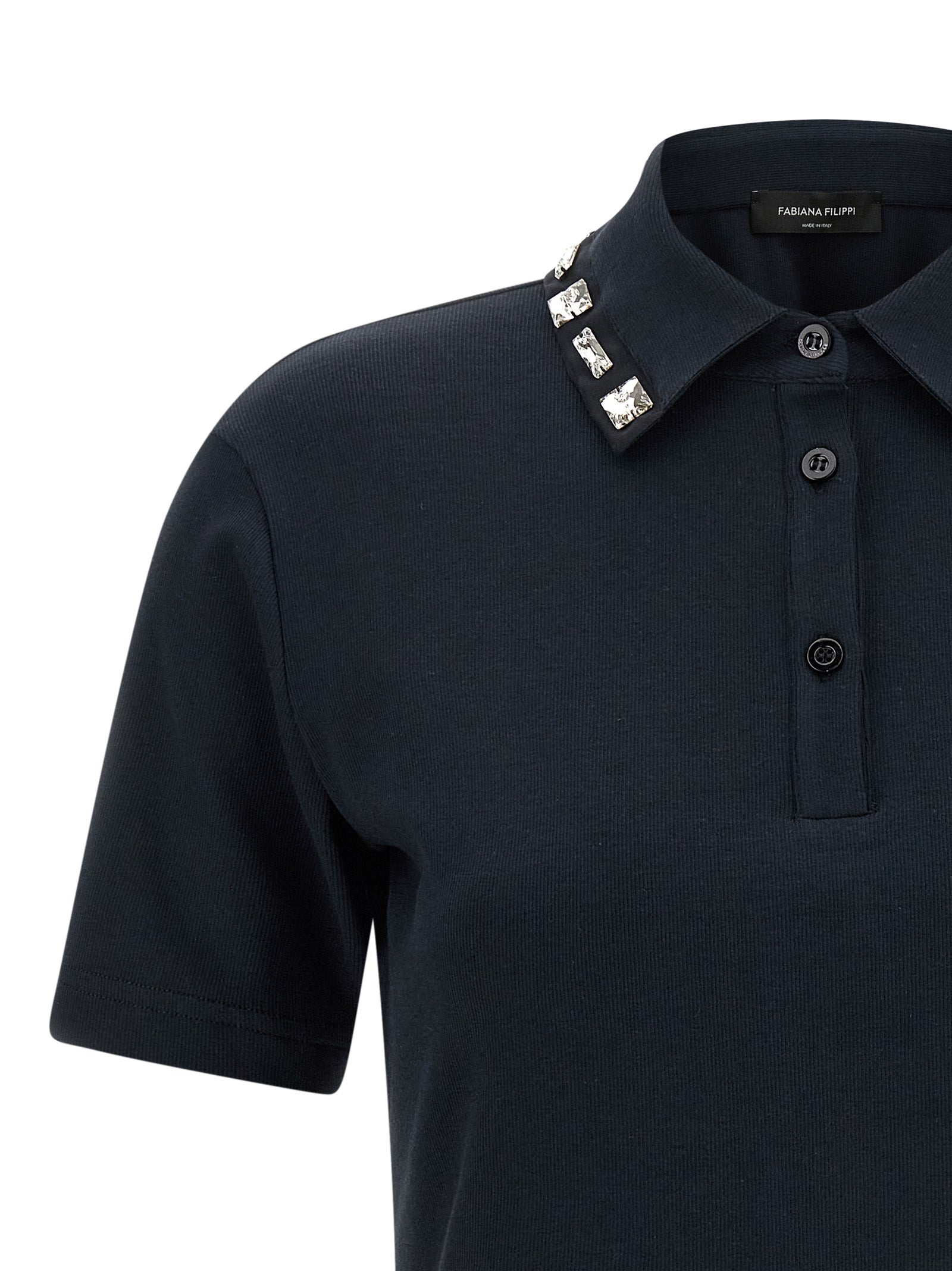 Fabiana Filippi Blue Cotton Polo Women's Shirt