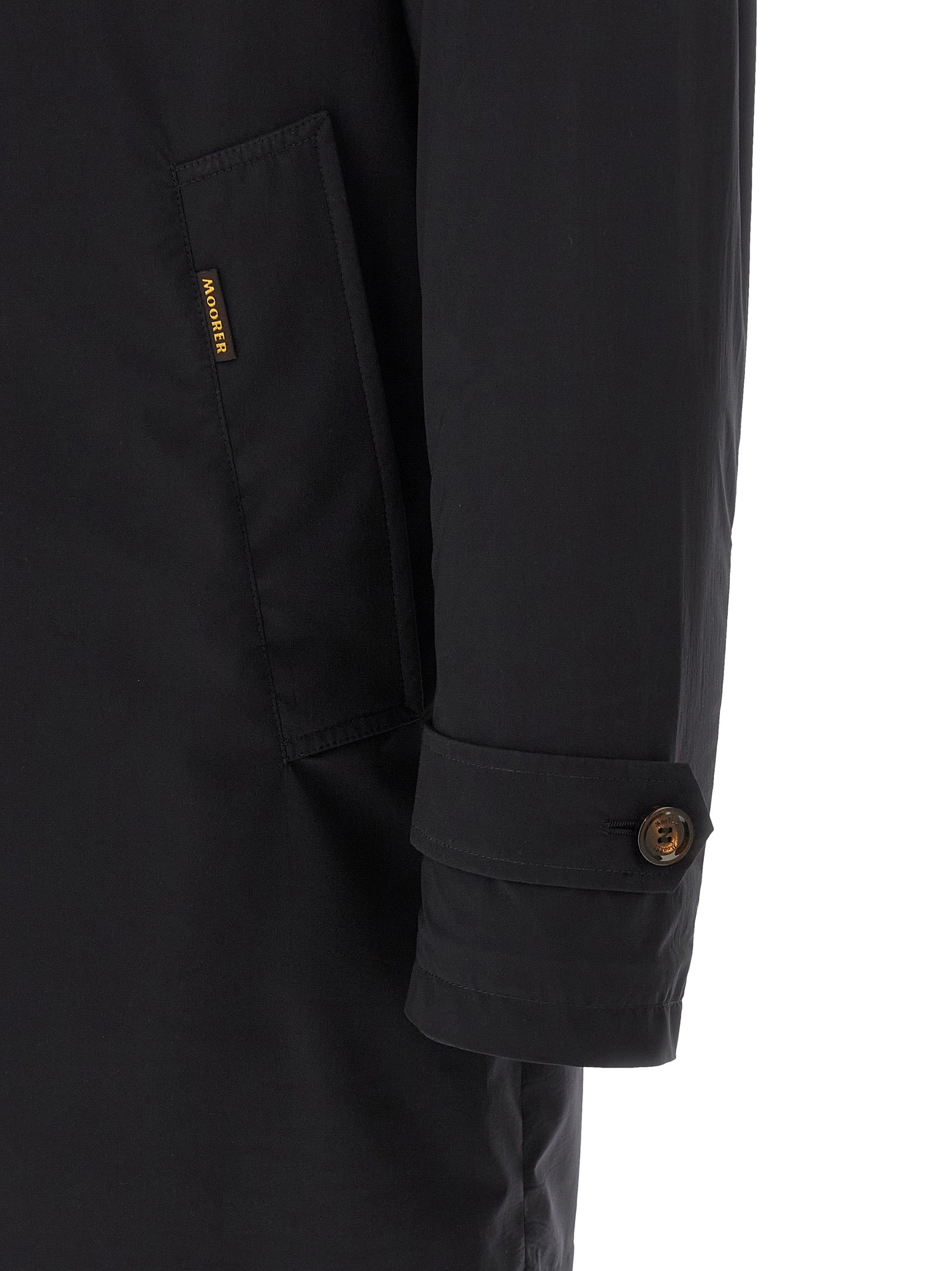 MooRER Blue Polyamide Men's Coat