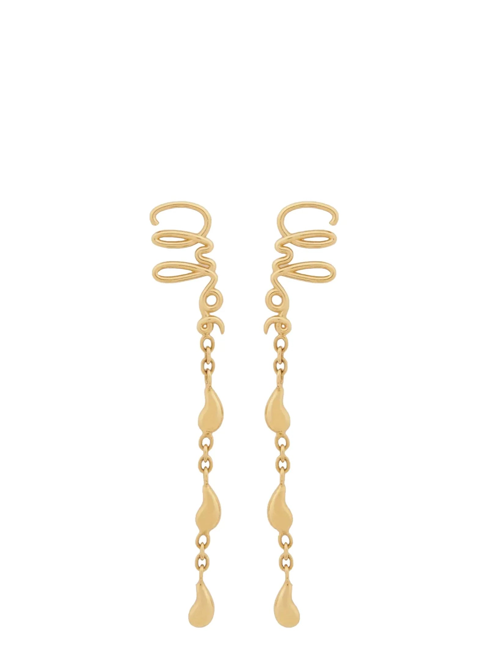 Chloé Gold Brass Women's Earrings
