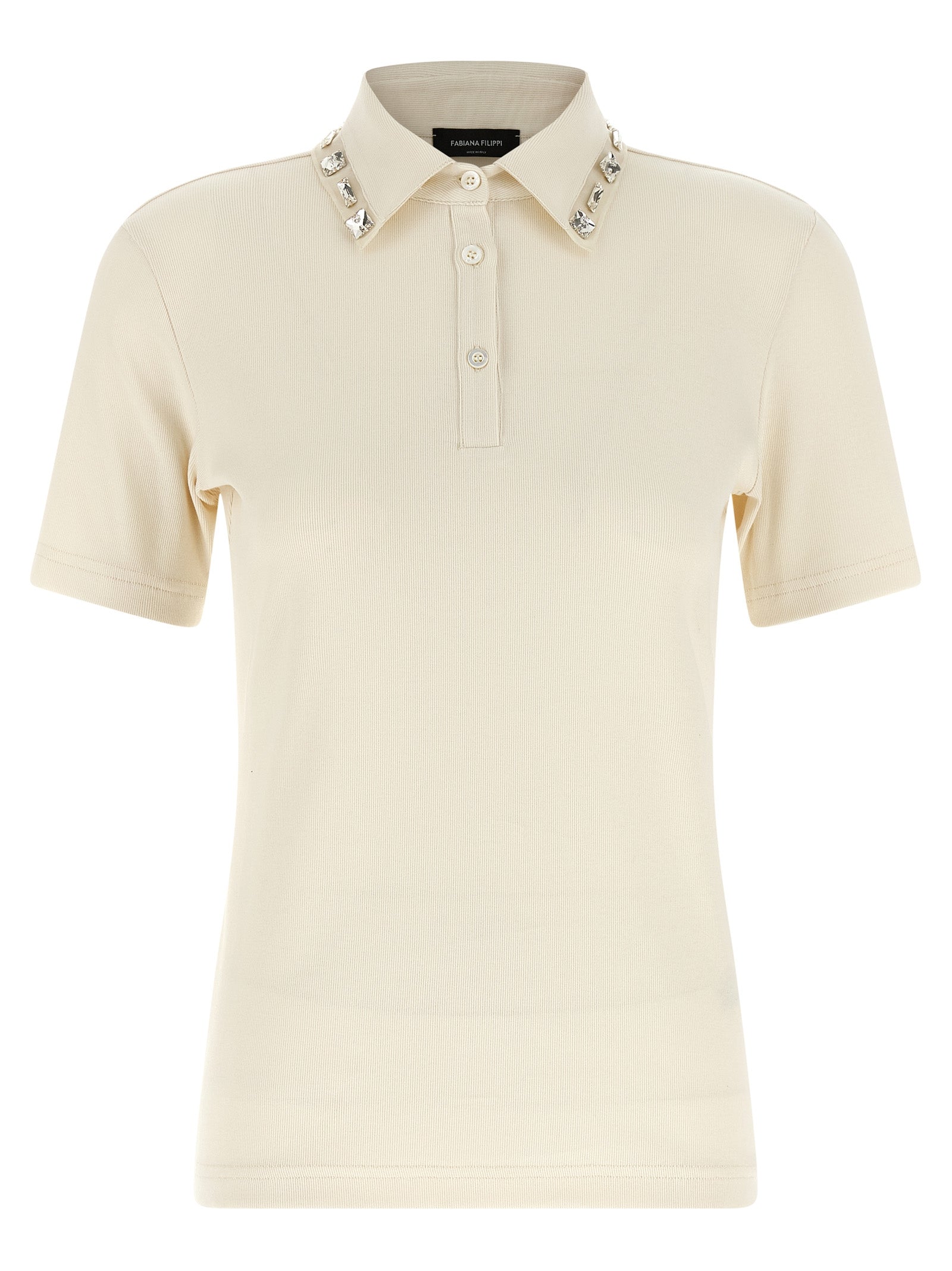 Fabiana Filippi Beige Cotton Polo Women's Shirt