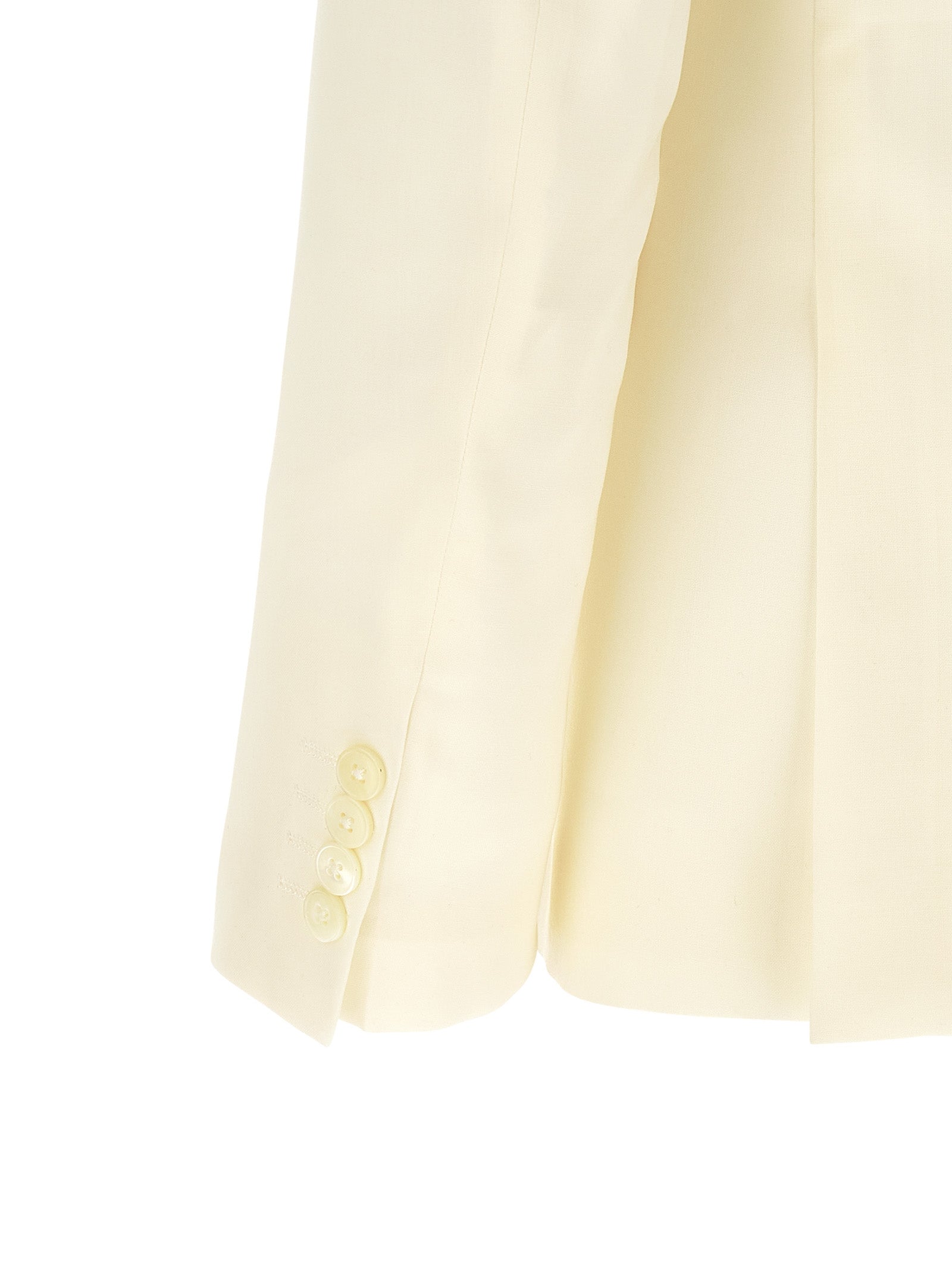 Pal Zileri White Wool Two-Piece Men's Suit