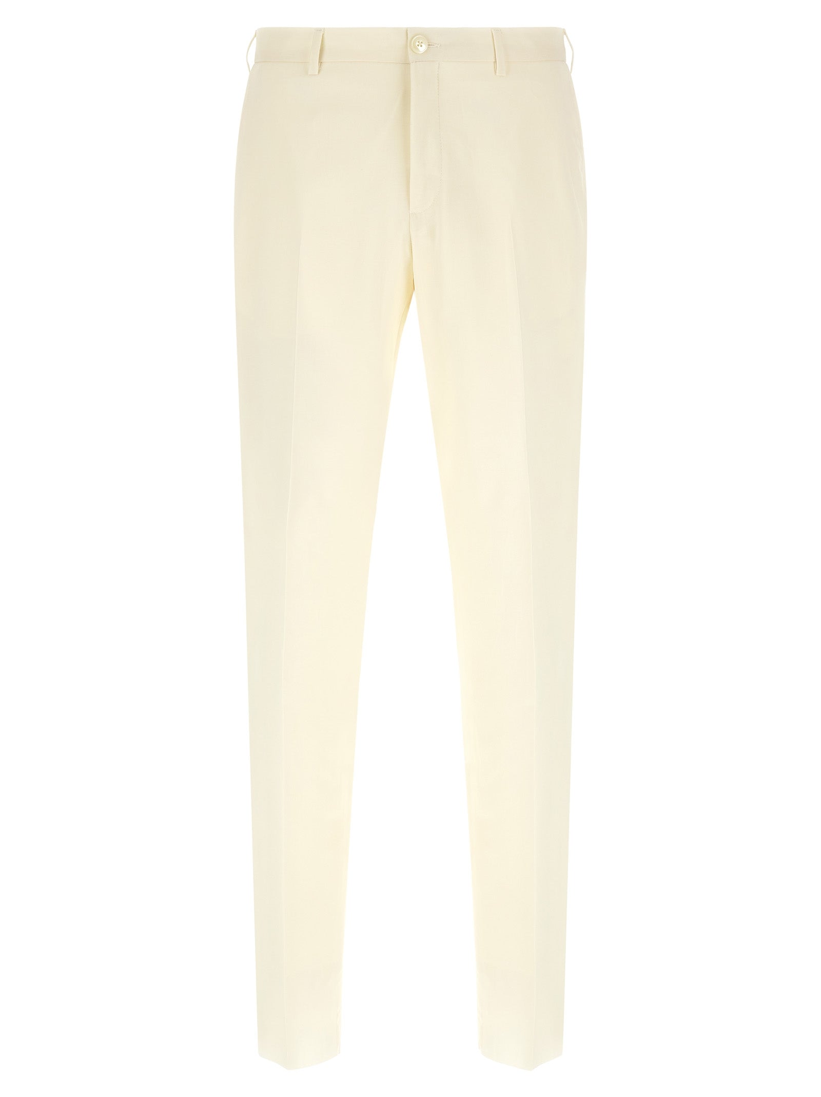 Pal Zileri White Wool Two-Piece Men's Suit