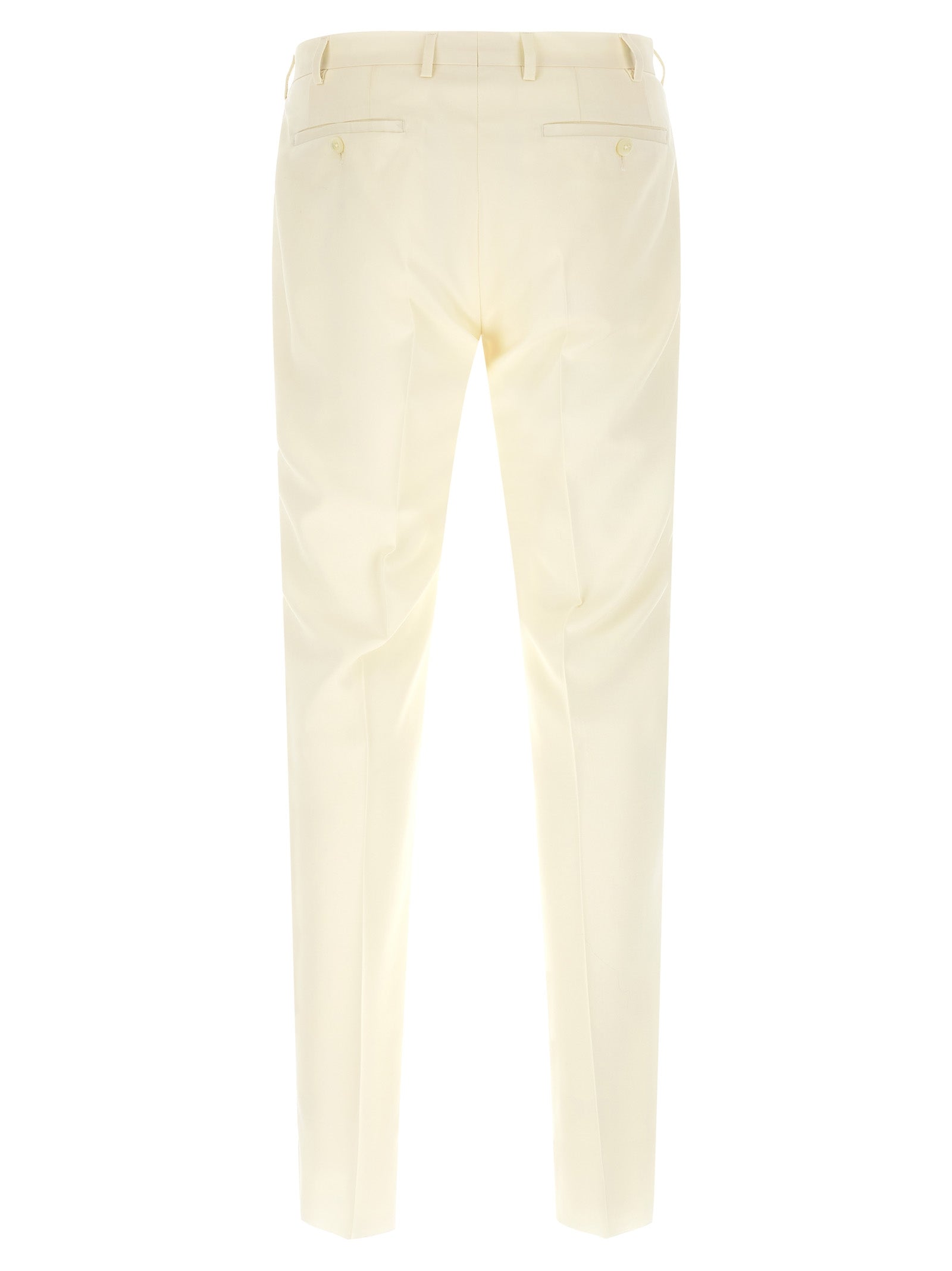 Pal Zileri White Wool Two-Piece Men's Suit