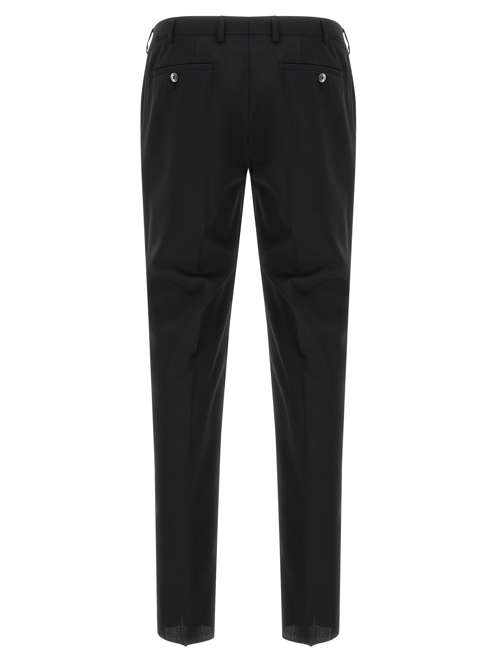 Pal Zileri Black Wool Two-Piece Men's Suit