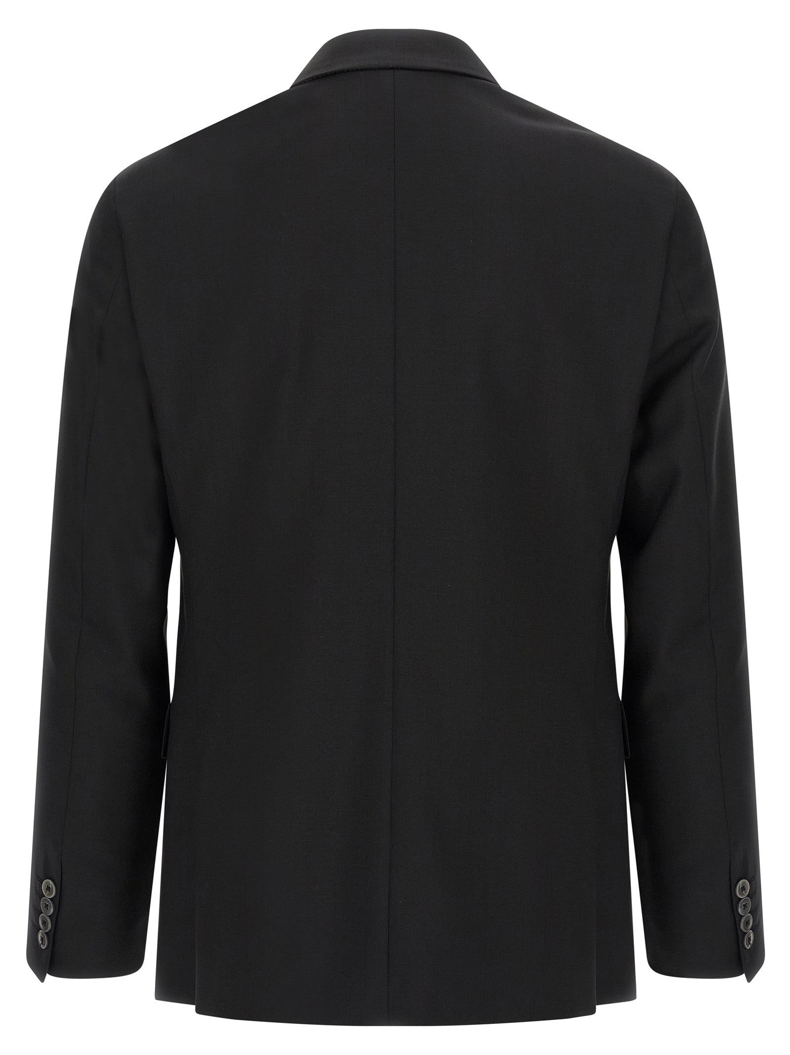 Pal Zileri Black Wool Two-Piece Men's Suit