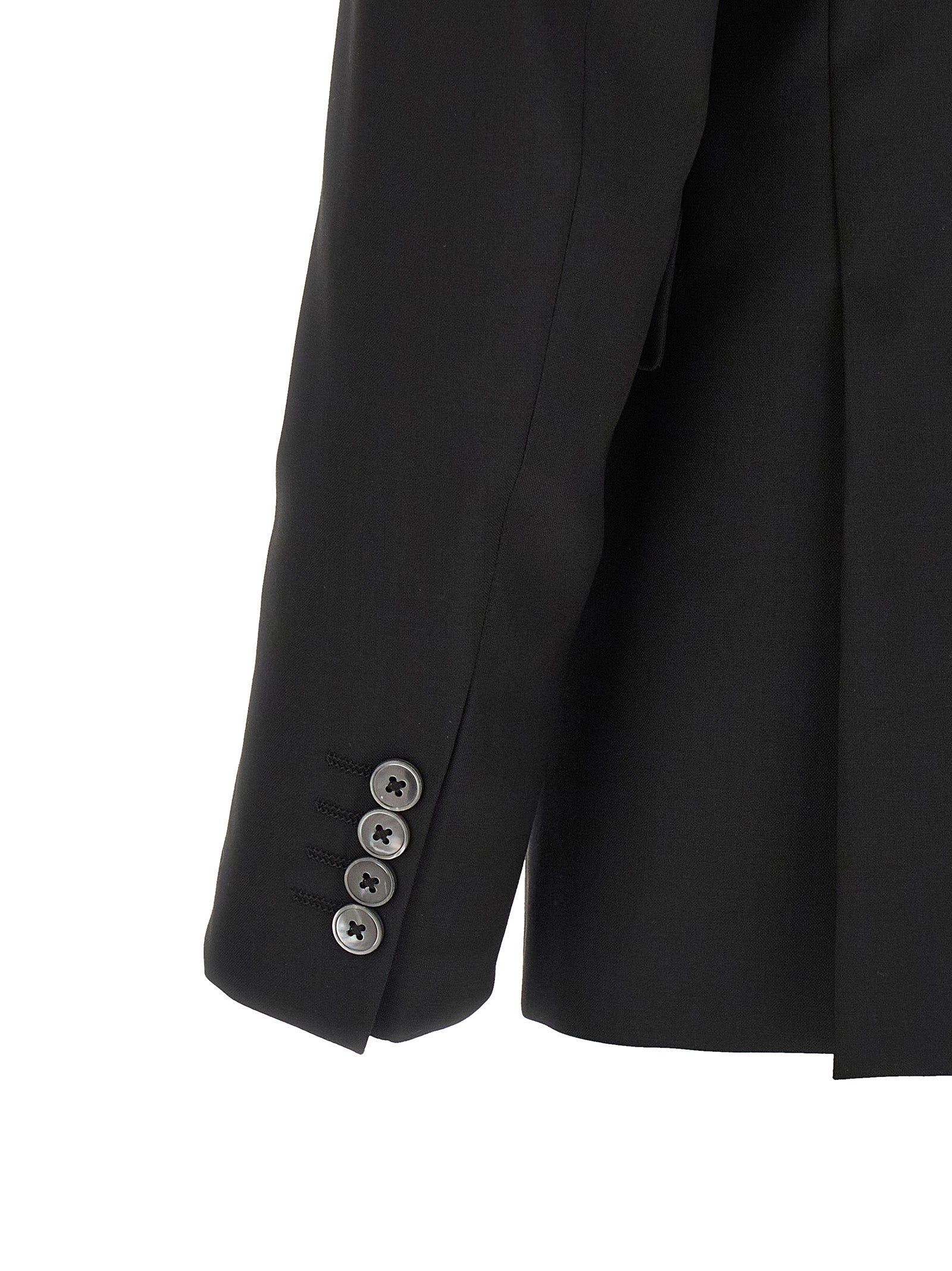 Pal Zileri Black Wool Two-Piece Men's Suit