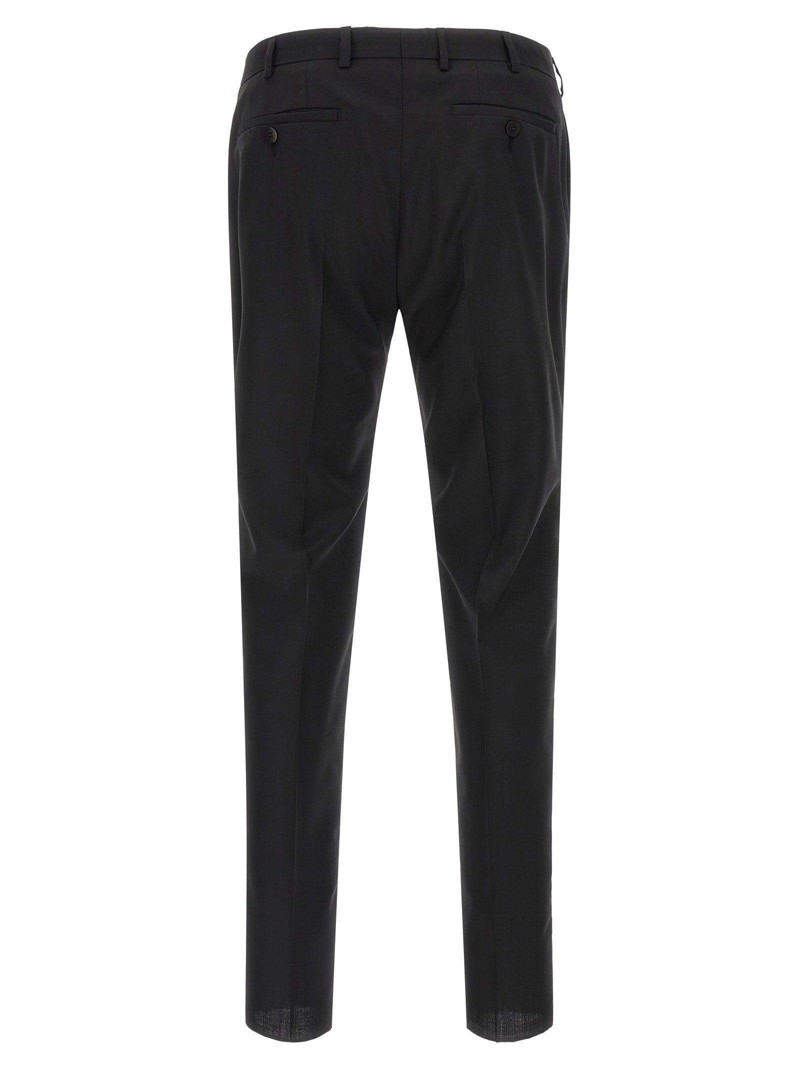 Pal Zileri Black Wool Two-Piece Men's Suit