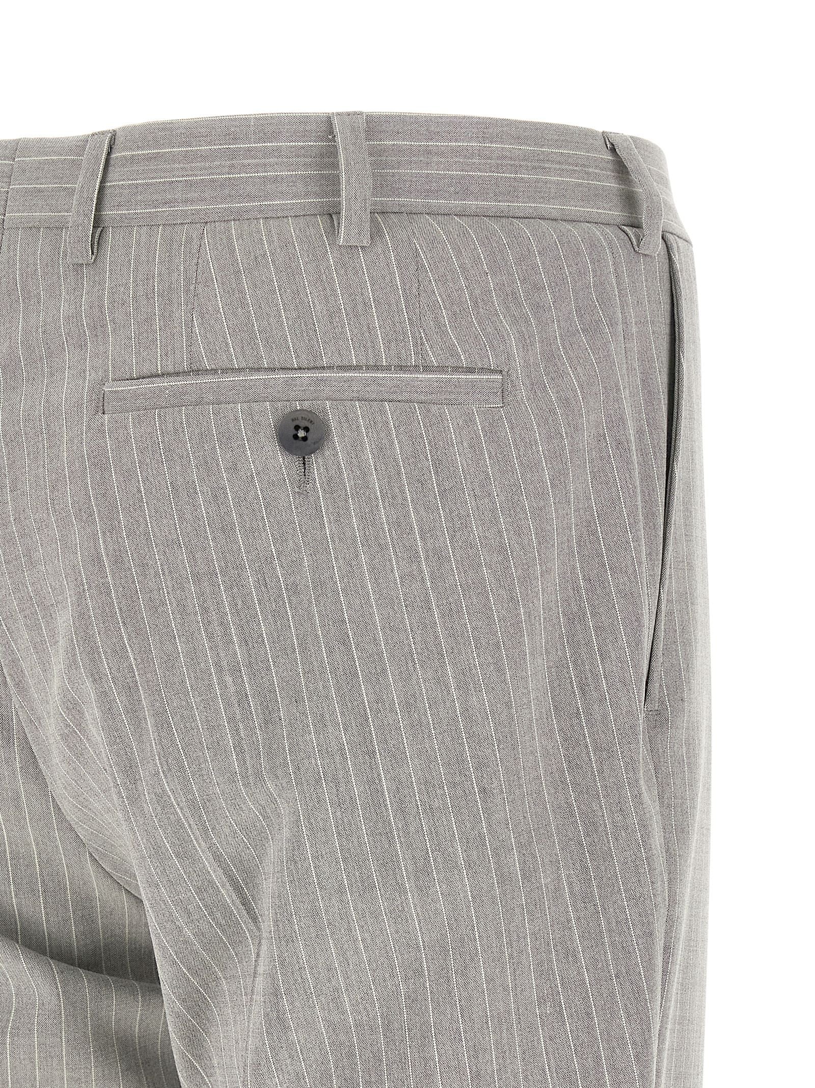 Pal Zileri Gray Polyester Two-Piece Men's Suit