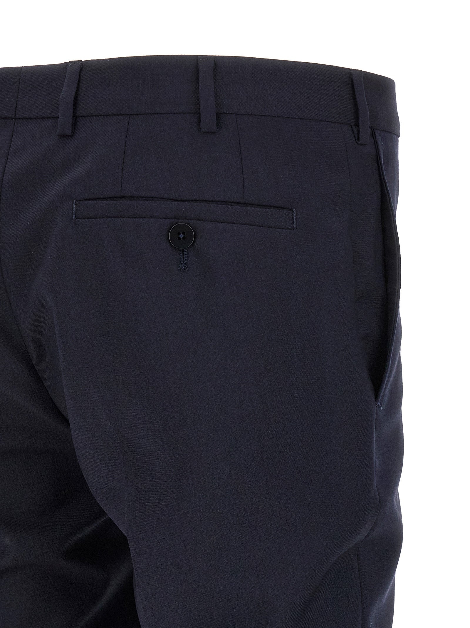 Pal Zileri Blue Wool Two-Piece Men's Suit